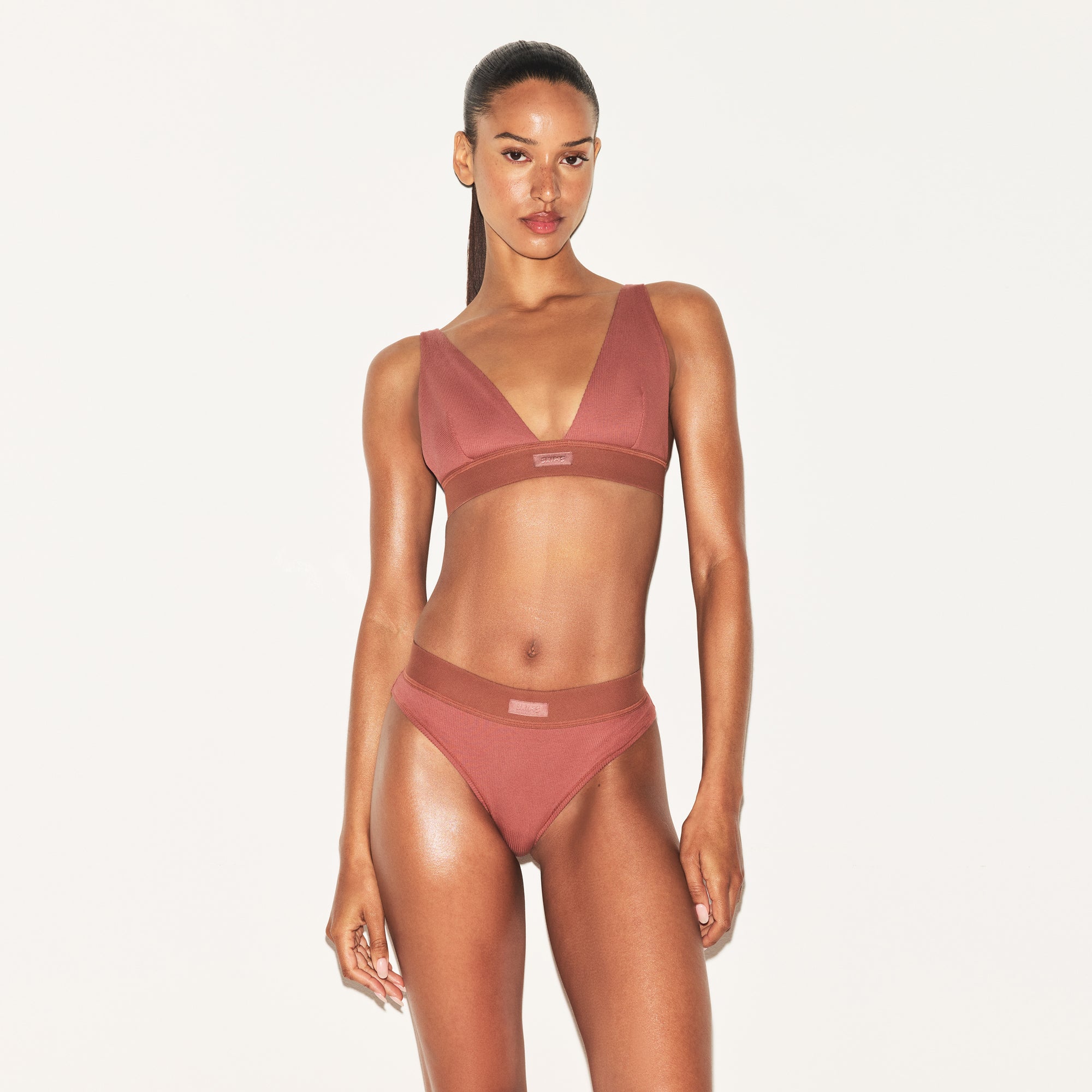 COTTON RIB BRIEF | REDWOOD - Image 3