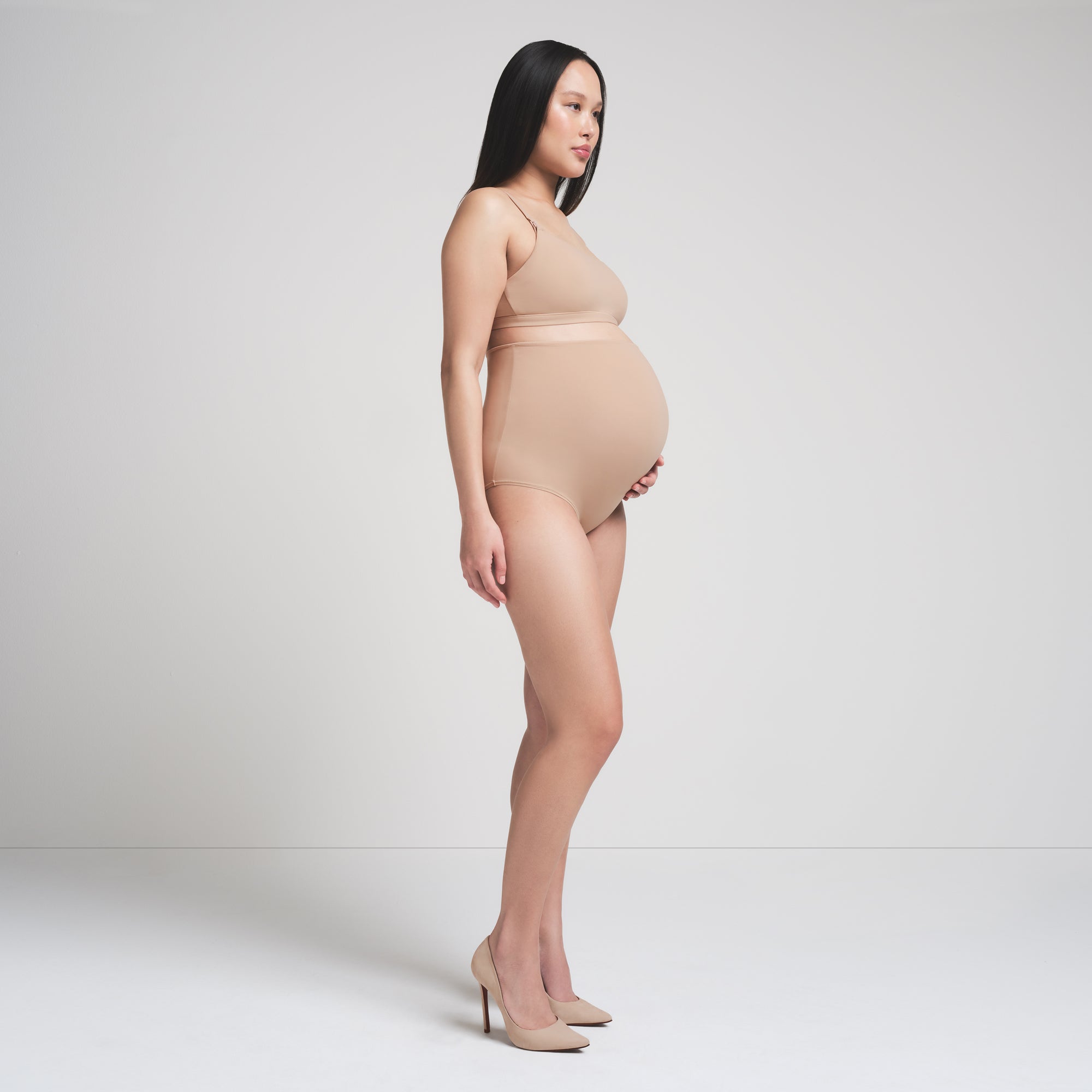 FITS EVERYBODY MATERNITY HIGH-WAISTED BRIEF | CLAY - Image 3