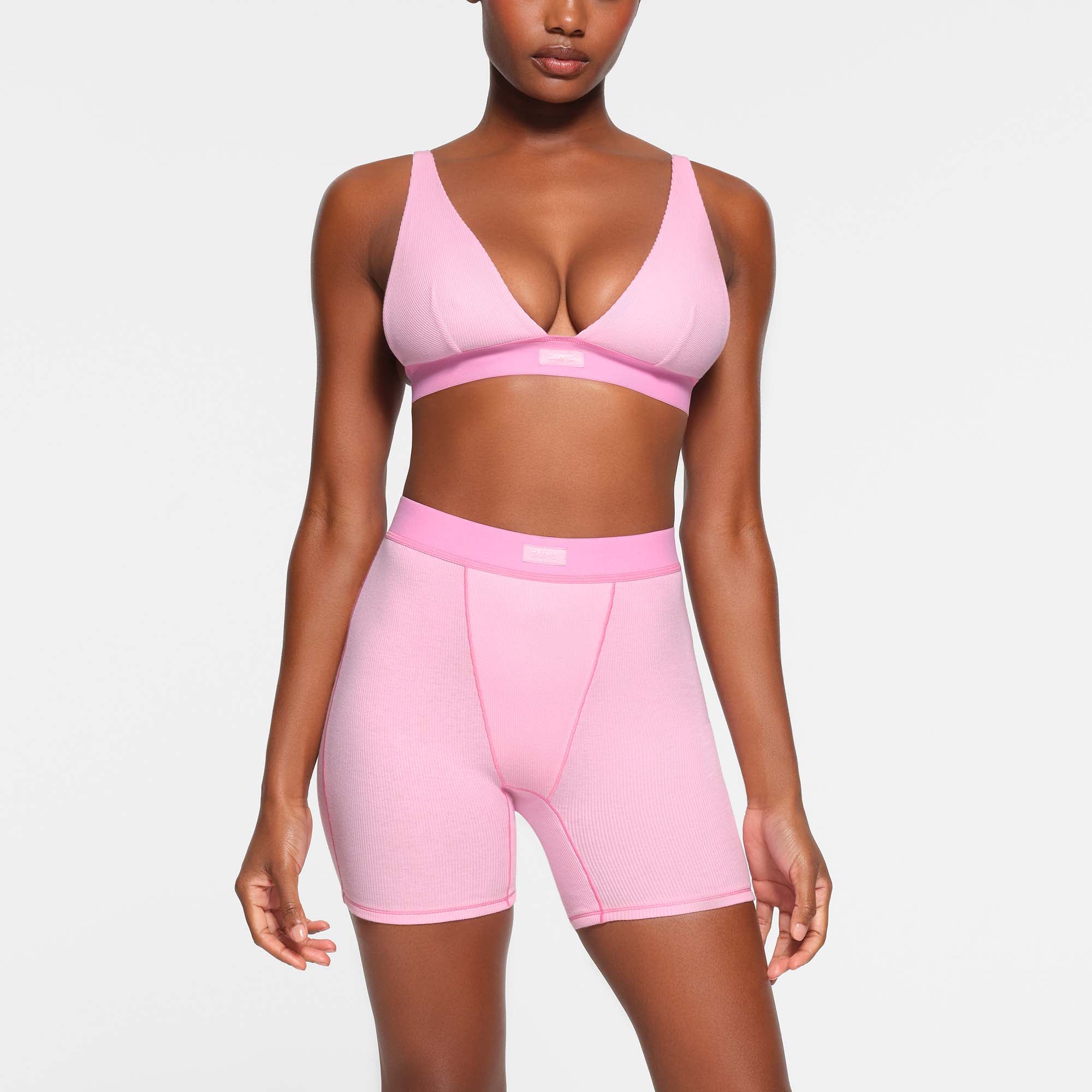 COTTON RIB BOXER | BUBBLE GUM