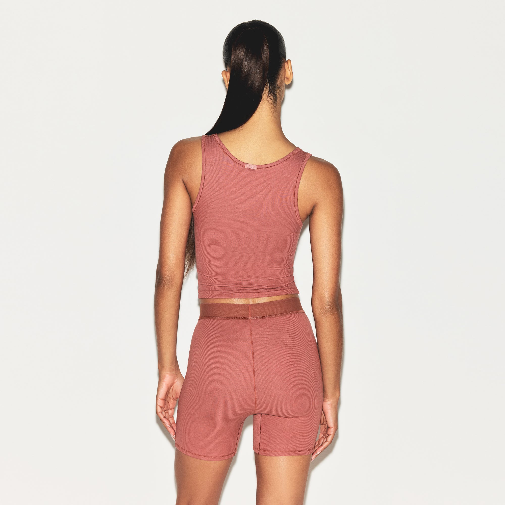 COTTON RIB BOXER | REDWOOD - Image 2