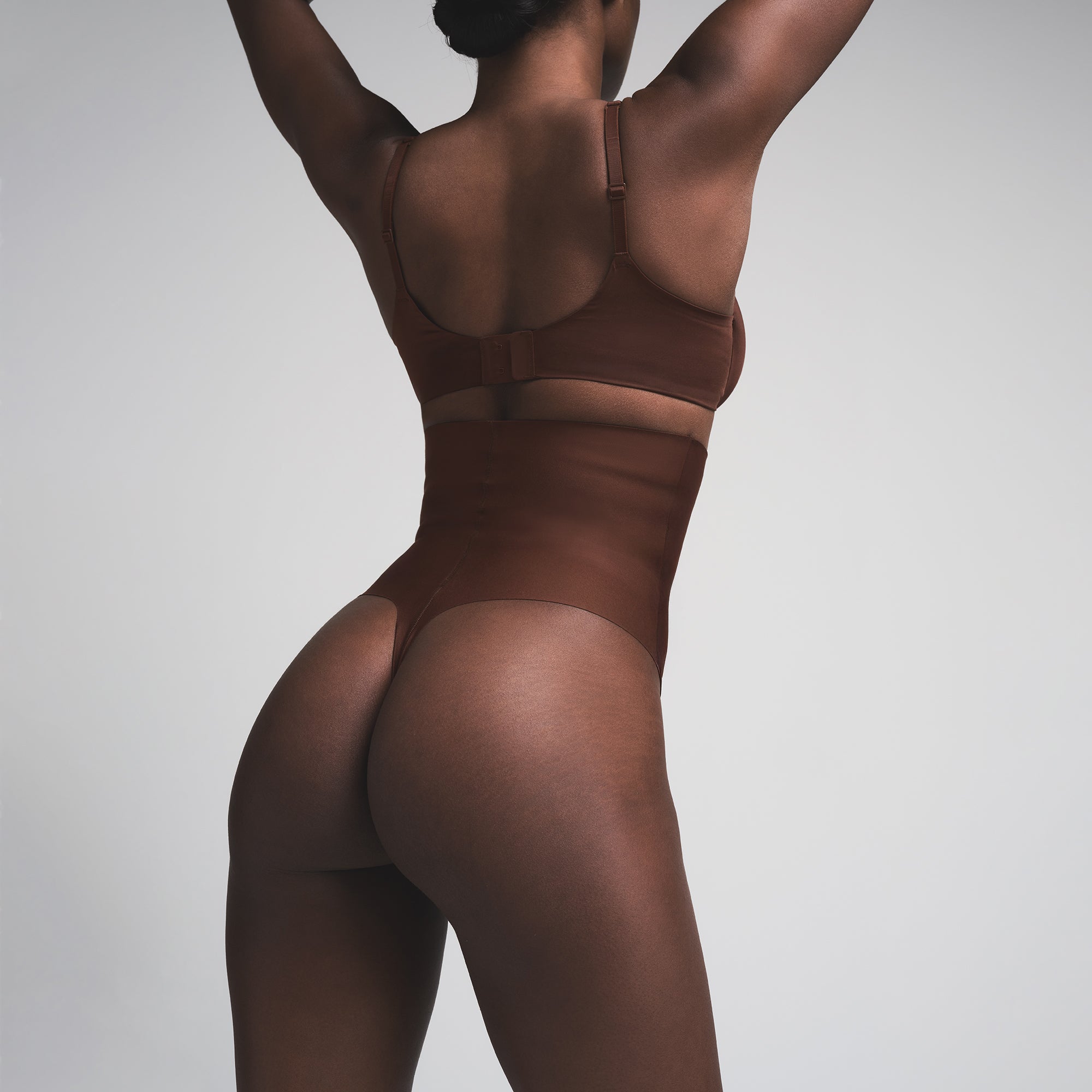 SKIMS BODY CORE SCULPT HIGH-WAISTED THONG | COCOA - Image 6