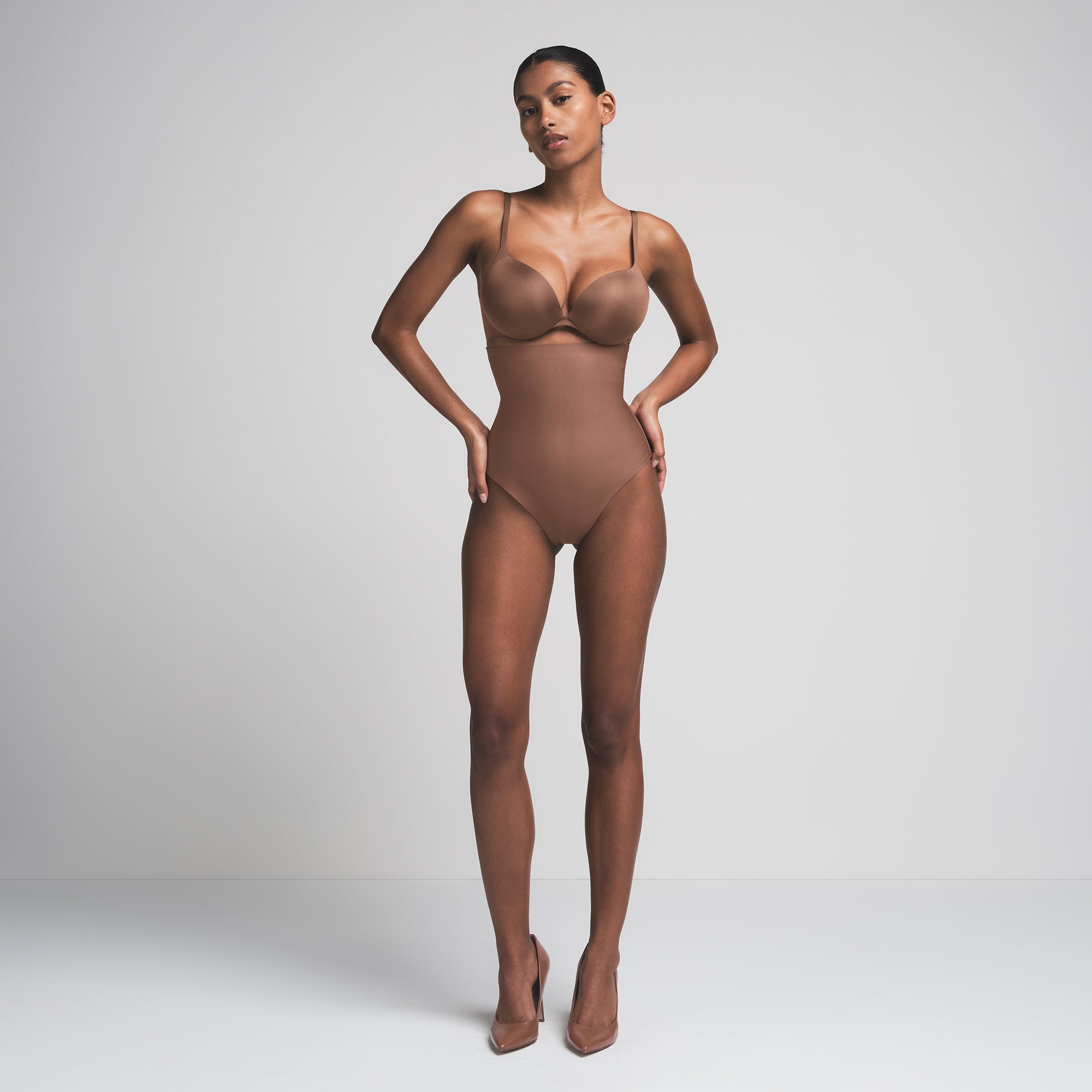 SKIMS BODY CORE SCULPT HIGH-WAISTED THONG | JASPER