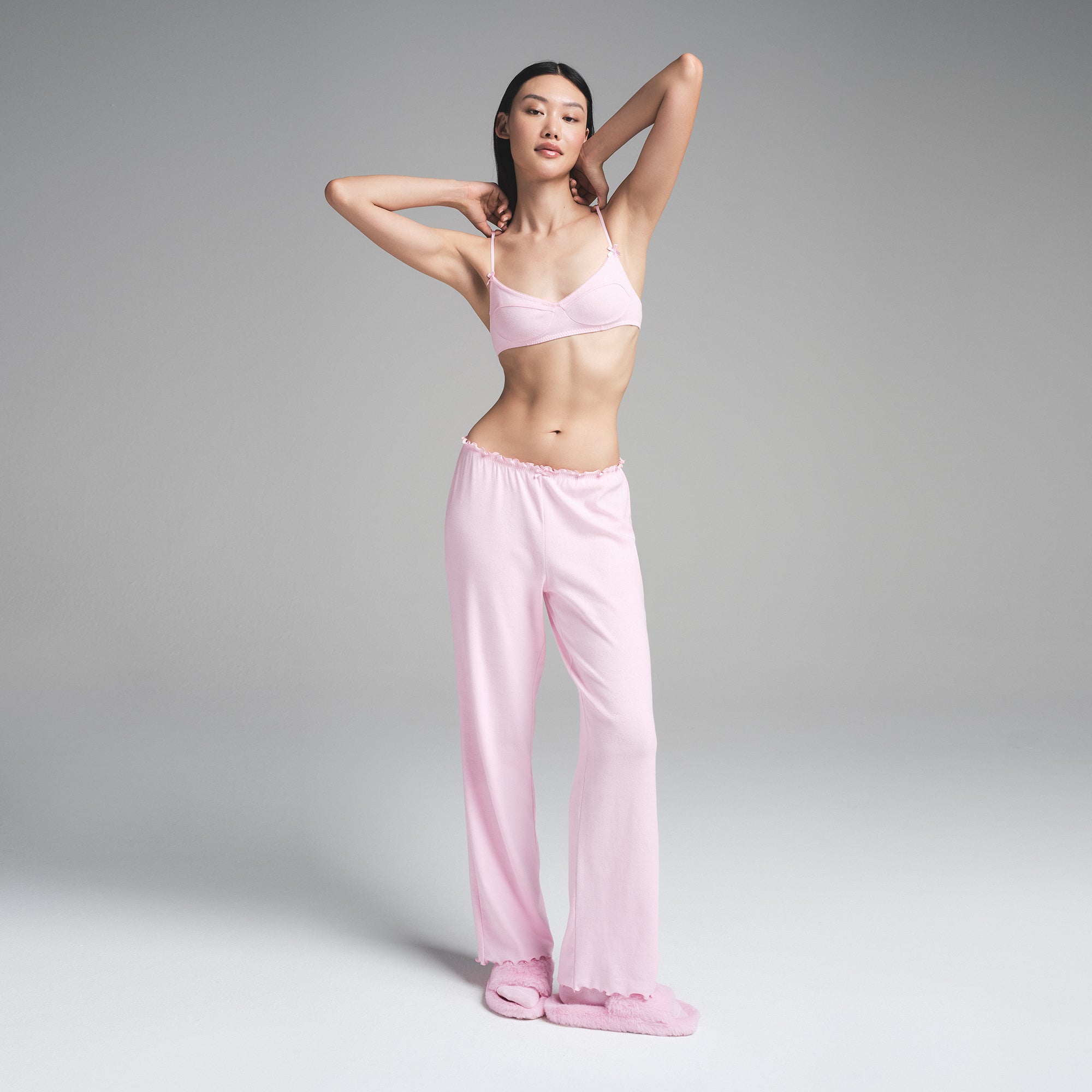 LOGO POINTELLE STRAIGHT LEG PANT | CHERRY BLOSSOM - Image 2