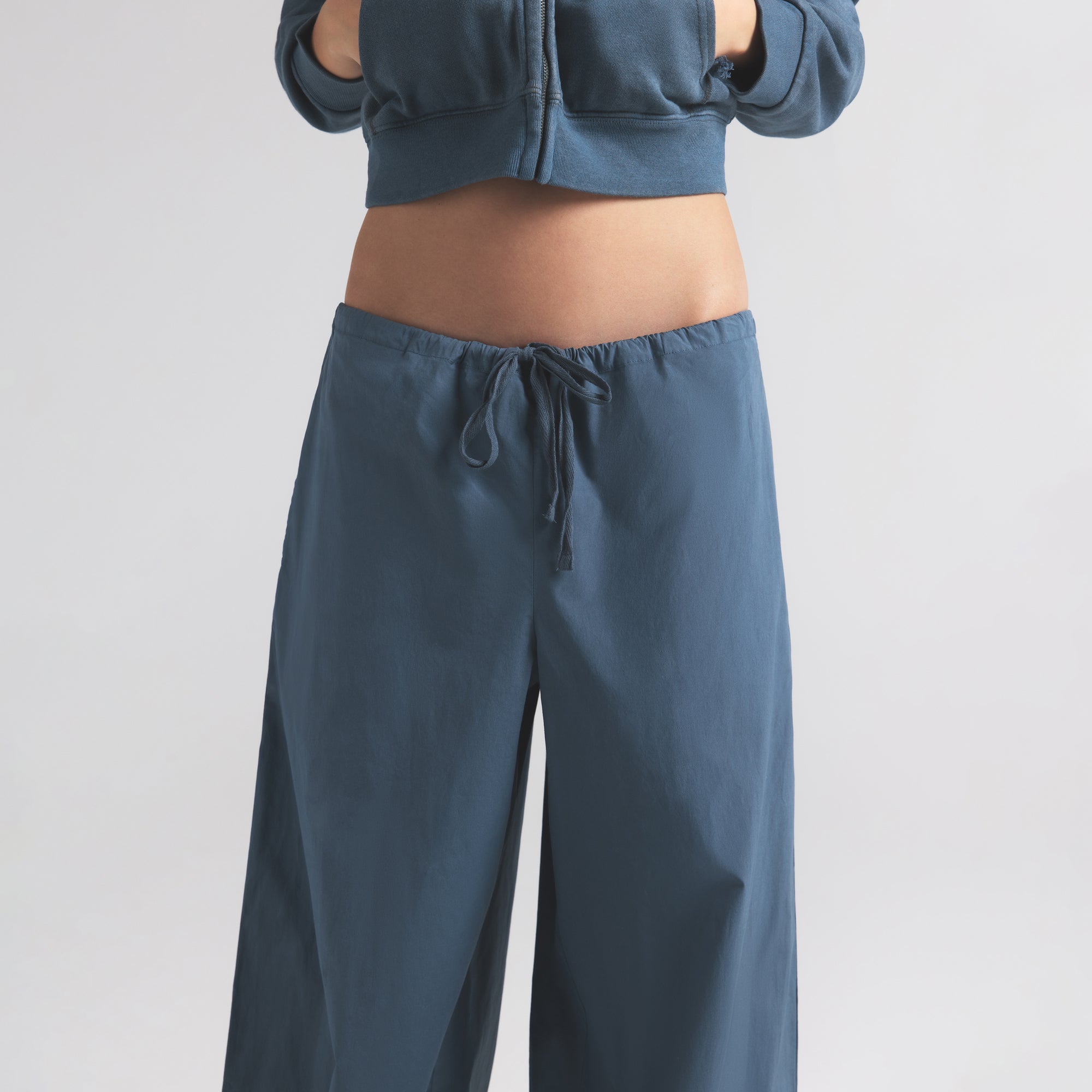 COTTON POPLIN STRAIGHT LEG PANT | HARBOR - Image 2