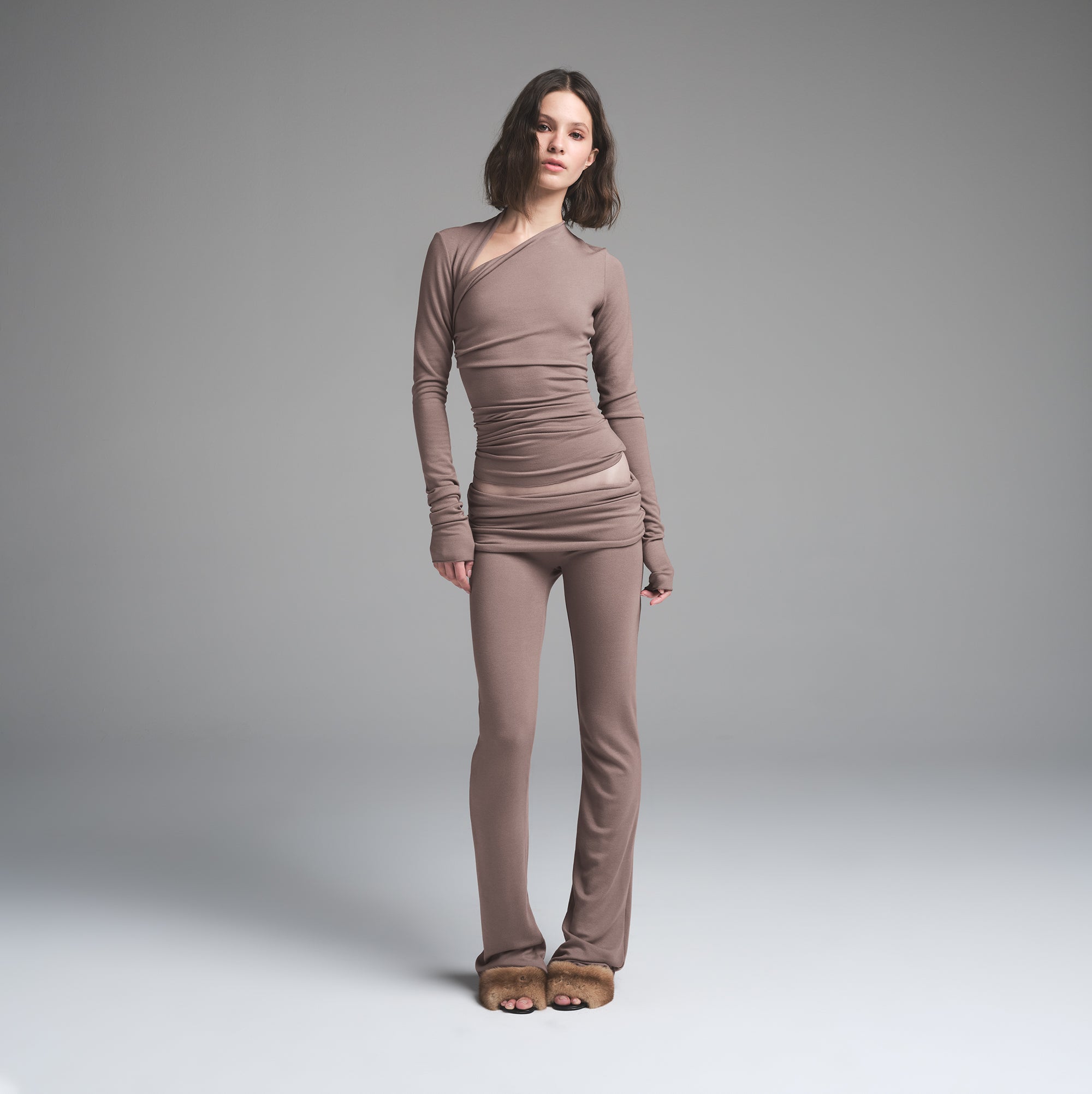 SKIMS CLOUD FOLDOVER PANT | AMETHYST