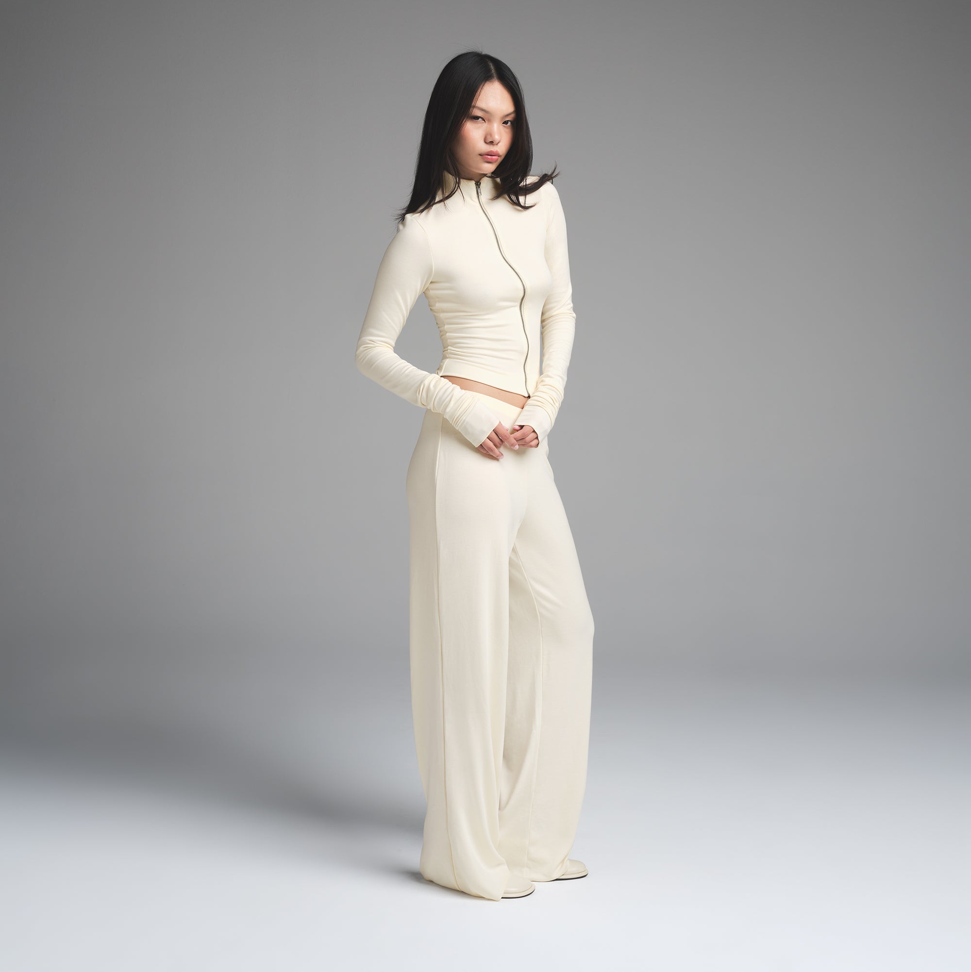 SKIMS CLOUD STRAIGHT LEG PANT | ECRU