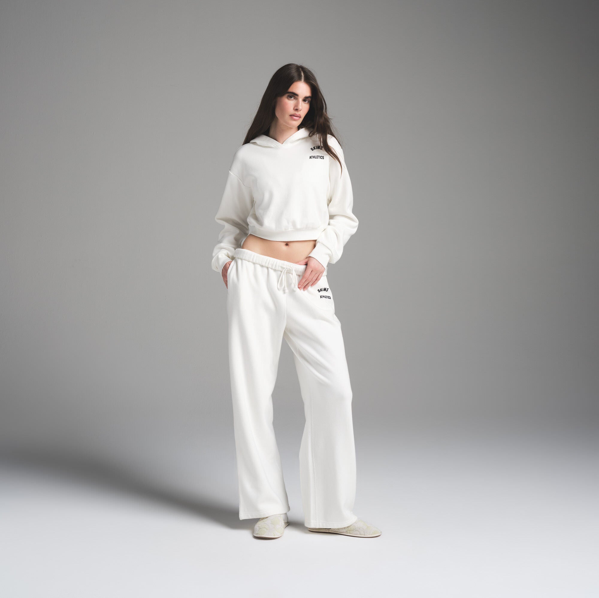 COTTON FLEECE CLASSIC STRAIGHT LEG PANT | MARBLE GRAPHIC