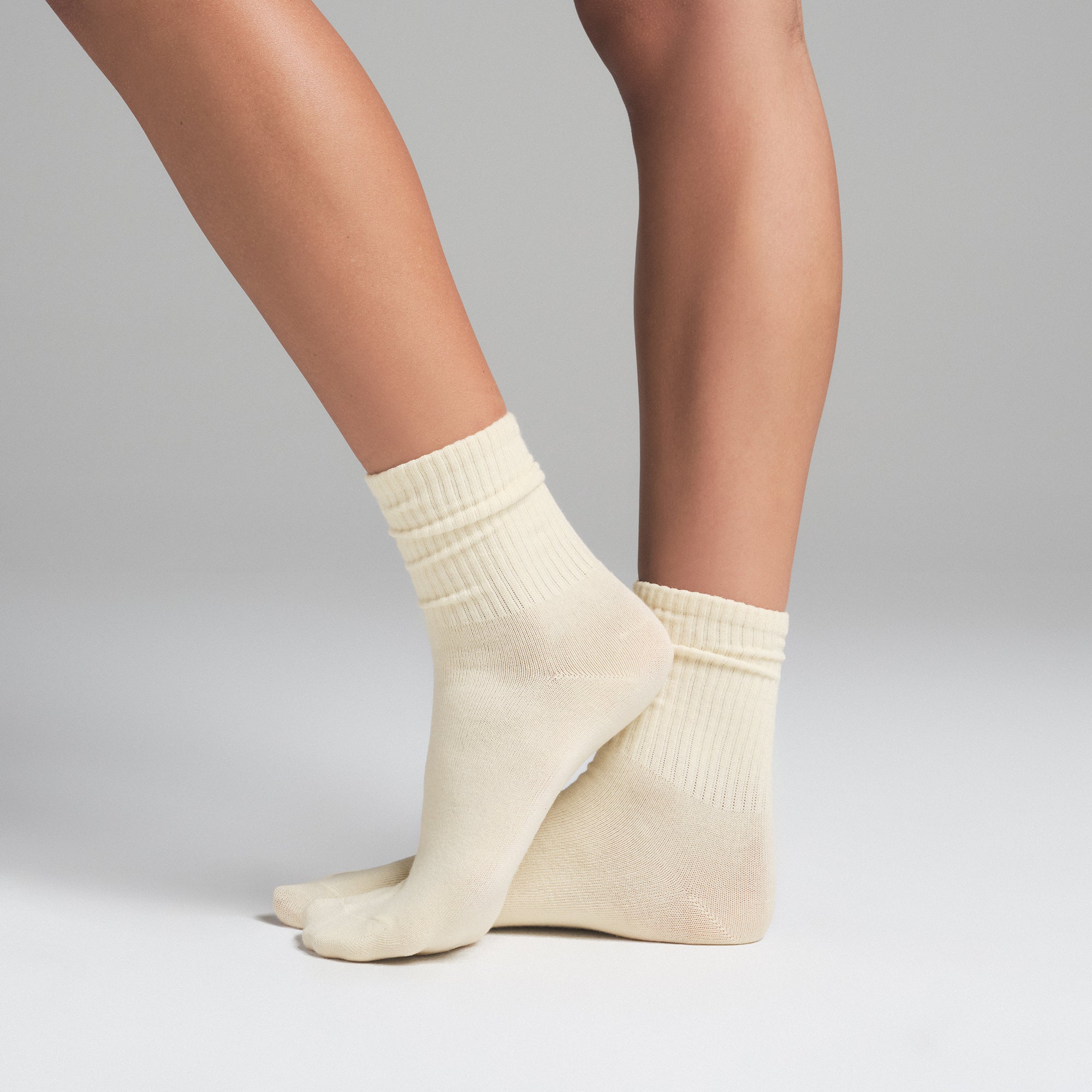 RIBBED CREW SOCK 3-PACK | BUTTER MULTI - Image 5