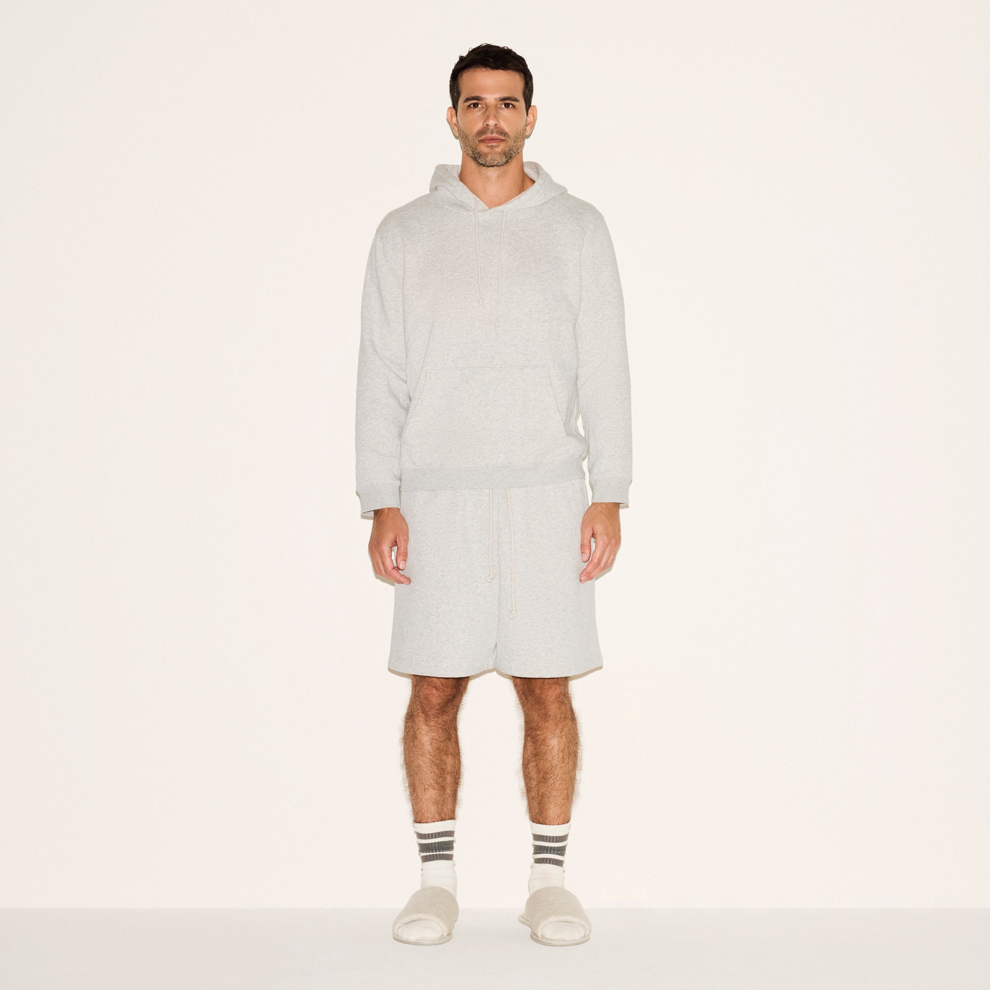 MENS EVERYDAY STRIPE SOCK | CHALK