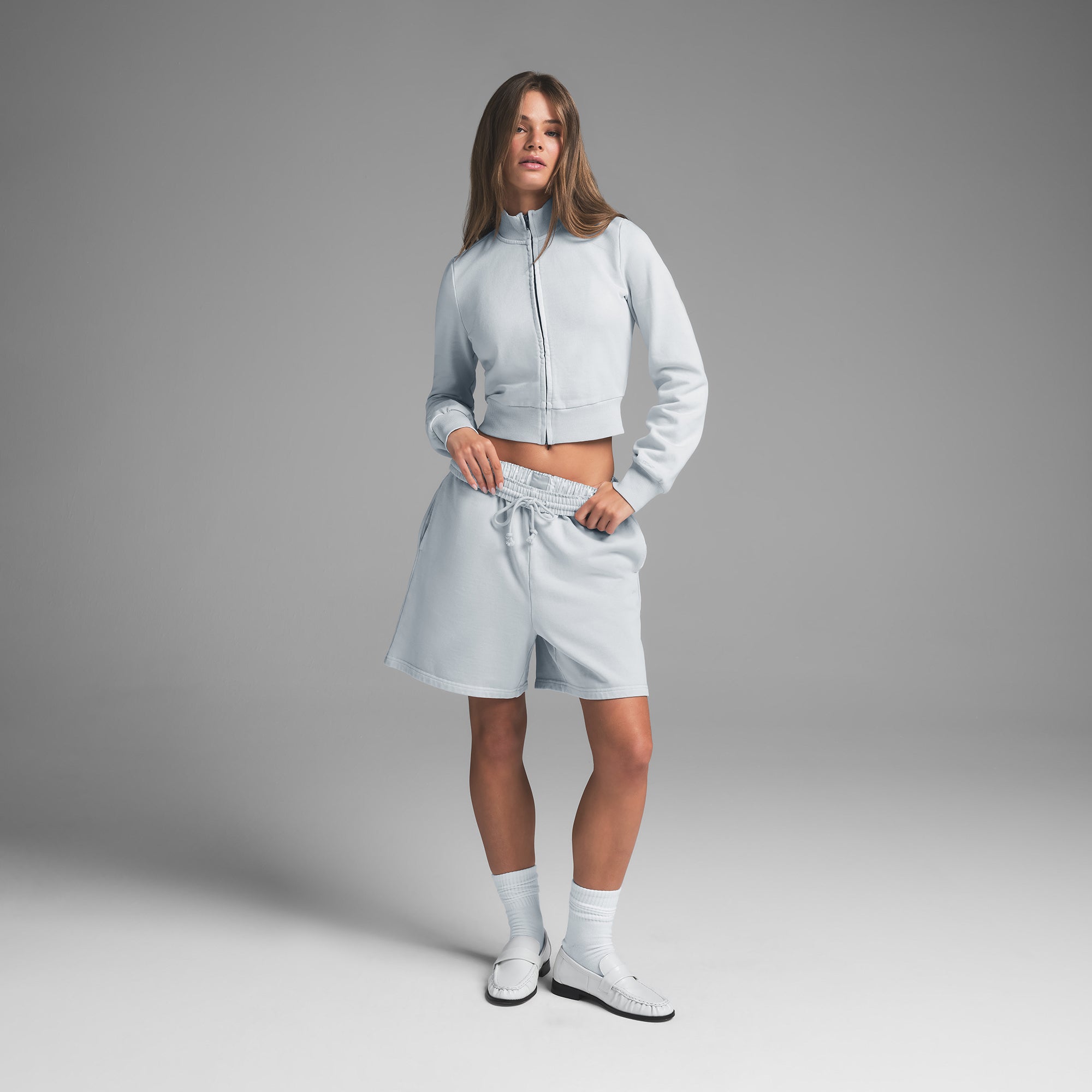 BOYFRIEND FLEECE SHORT | ZEN BLUE