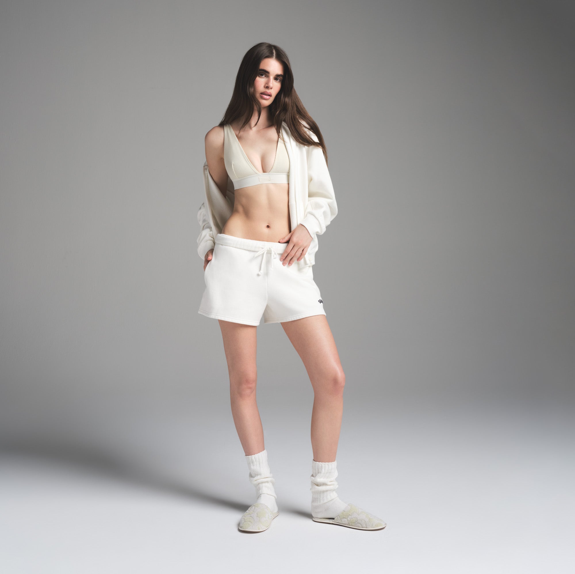 COTTON FLEECE CLASSIC SHORT | MARBLE GRAPHIC