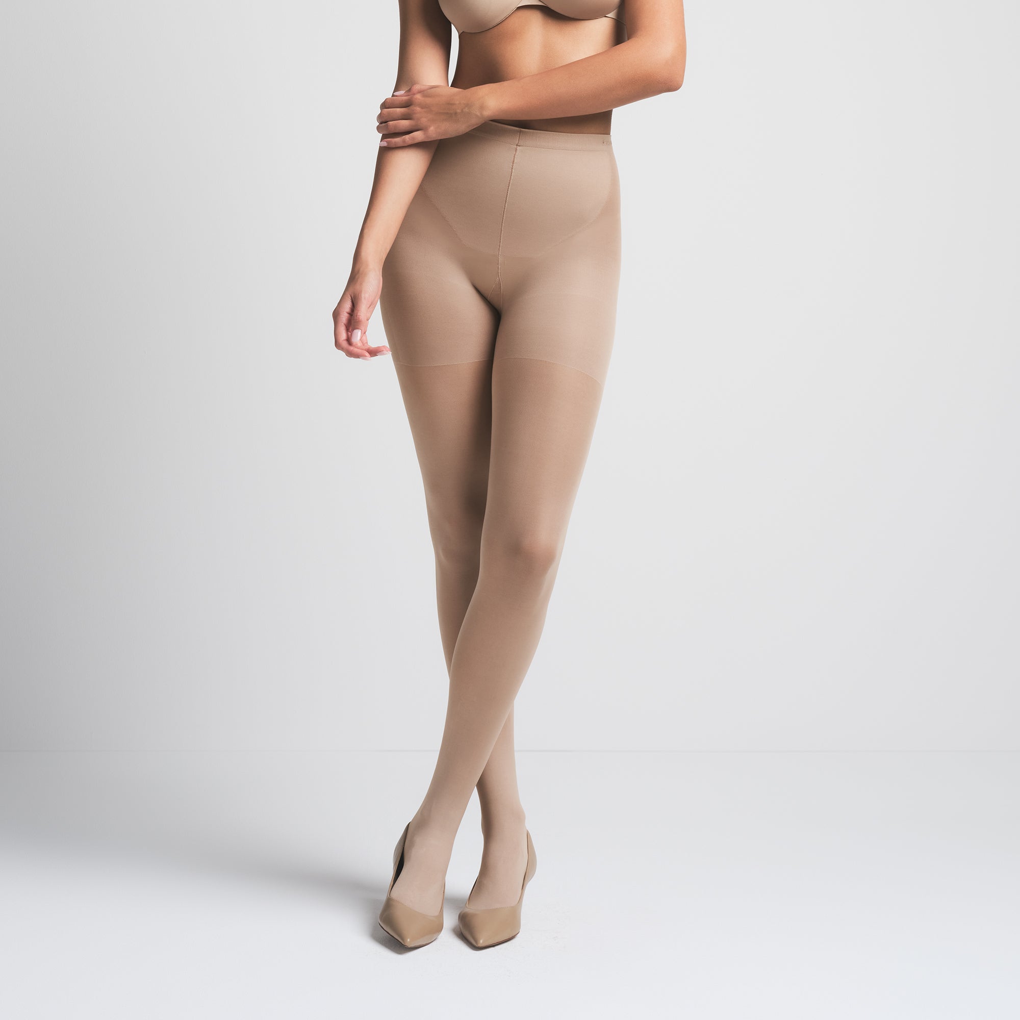 HOSIERY SHAPING TIGHTS | CLAY - Image 2