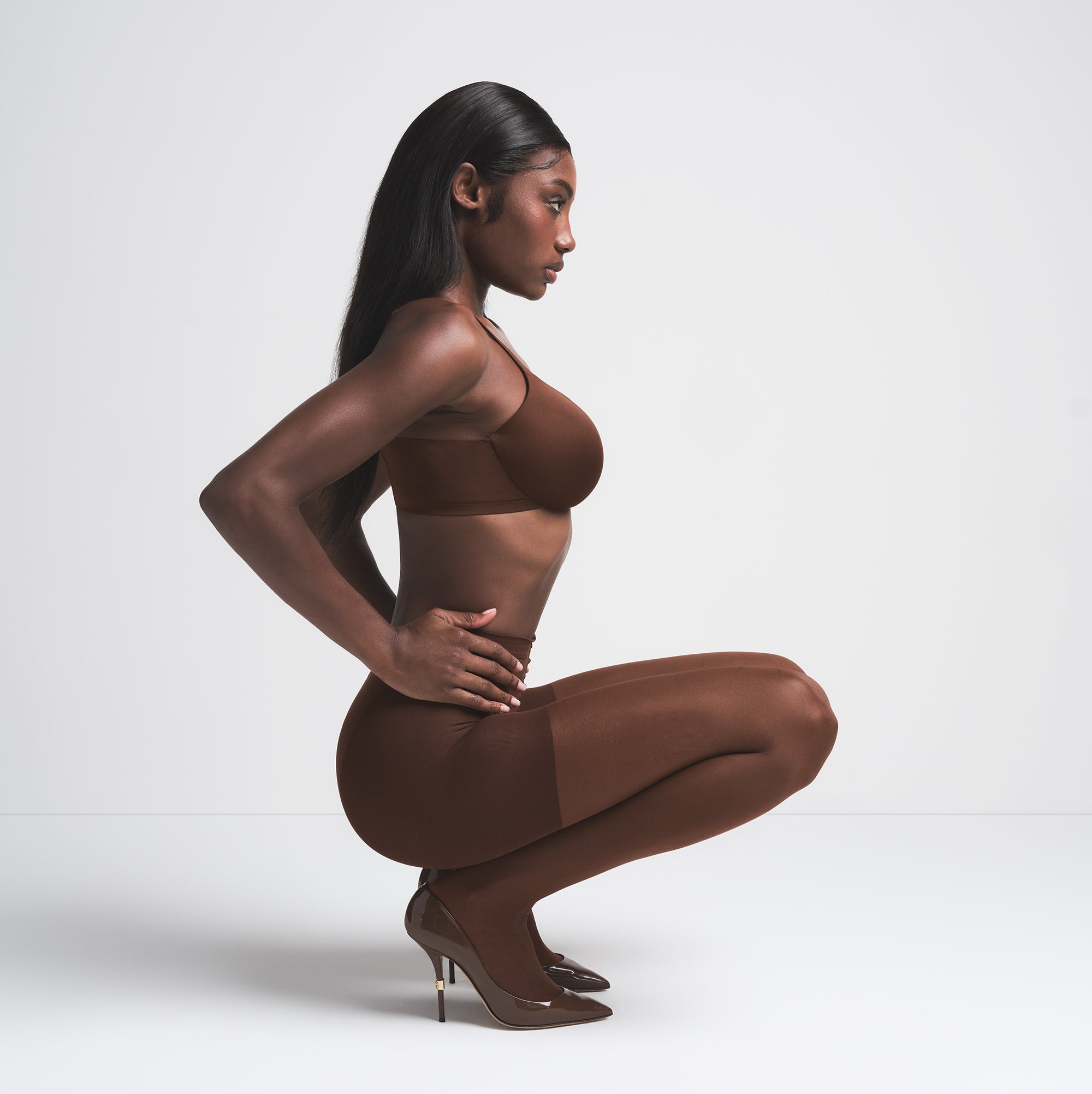 HOSIERY SHAPING TIGHTS | COCOA - Image 2