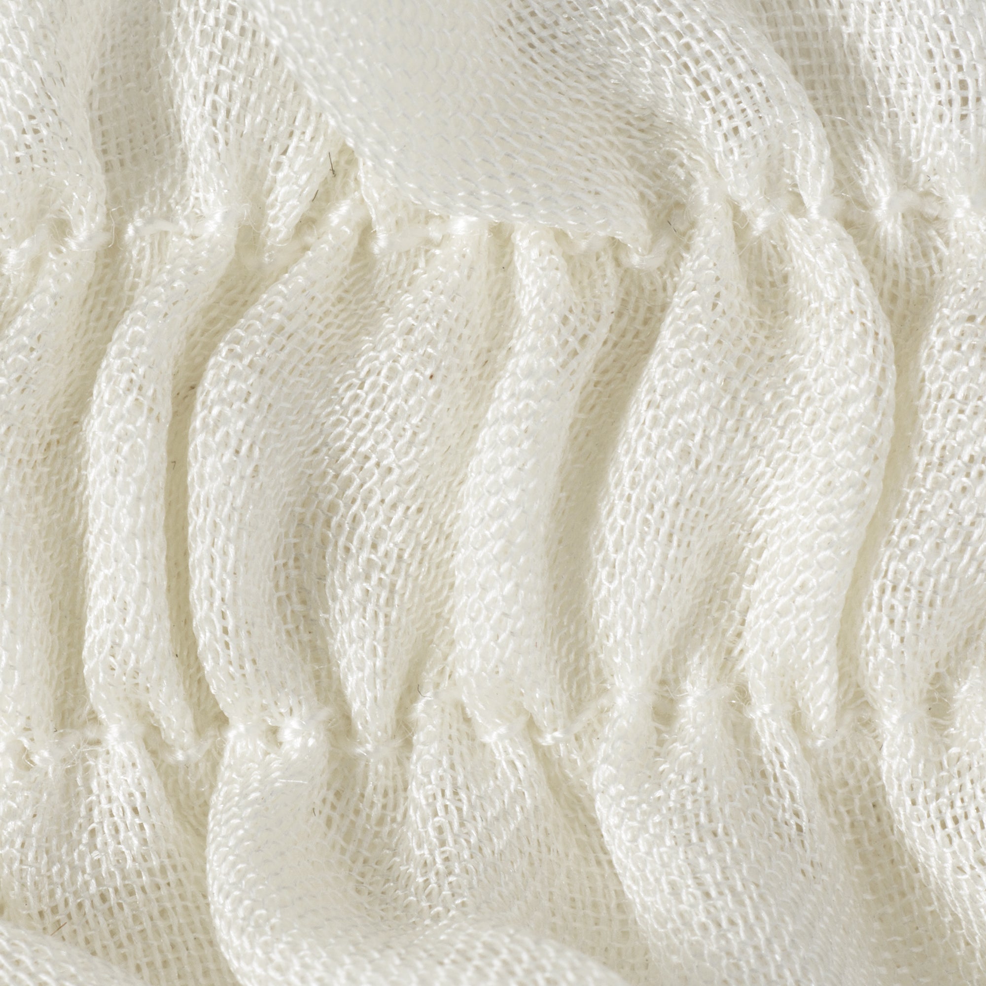 SKIMS ROMANCE SMOCKED GARTER | IVORY - Image 5