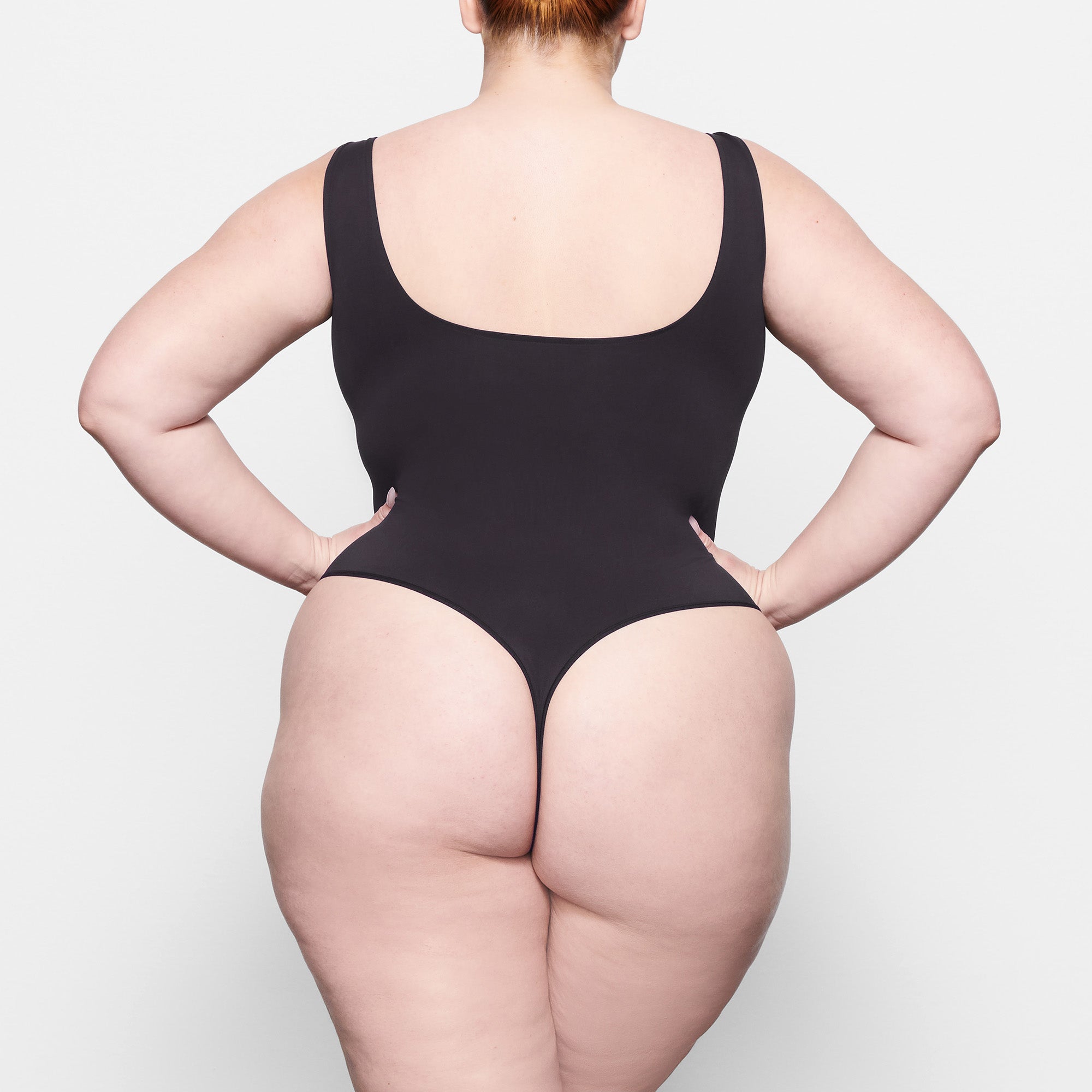 SOFT SMOOTHING SEAMLESS THONG BODYSUIT | ONYX - Image 3