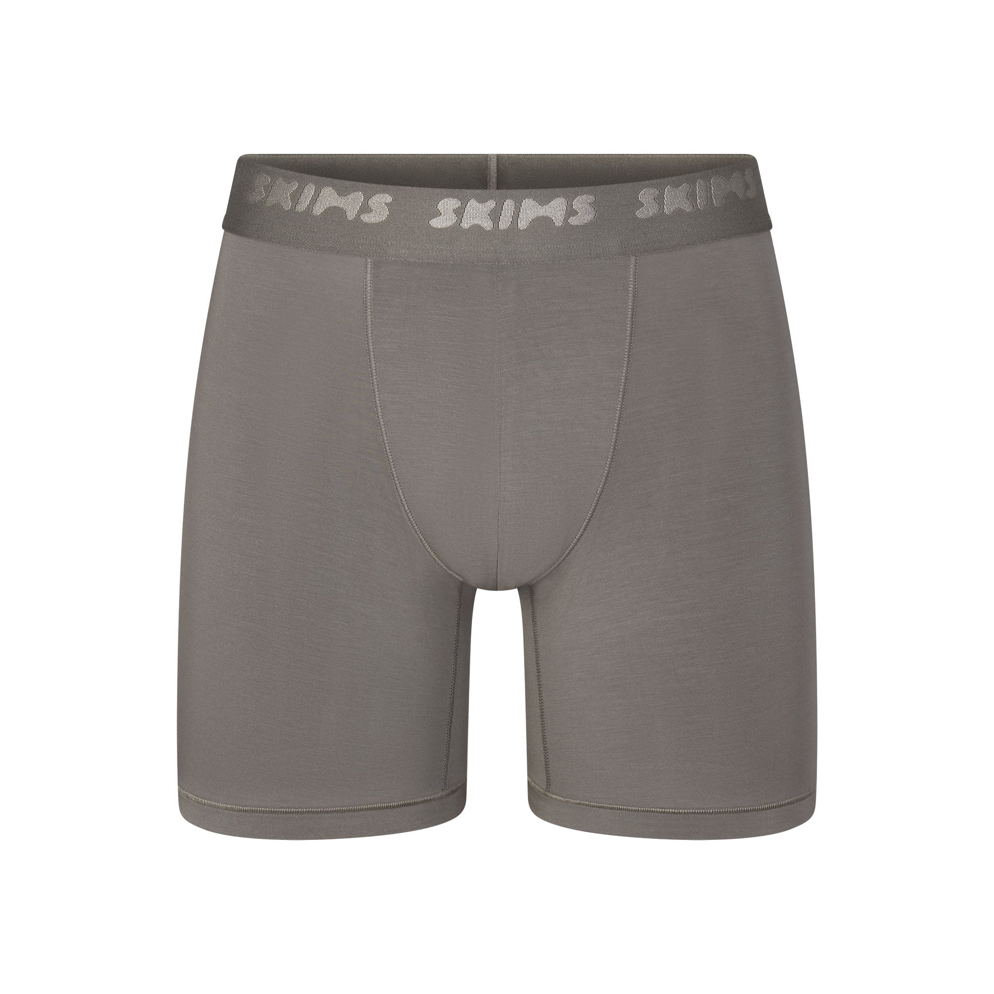 SKIMS STRETCH MENS 5" BOXER BRIEF | GUNMETAL - Image 5