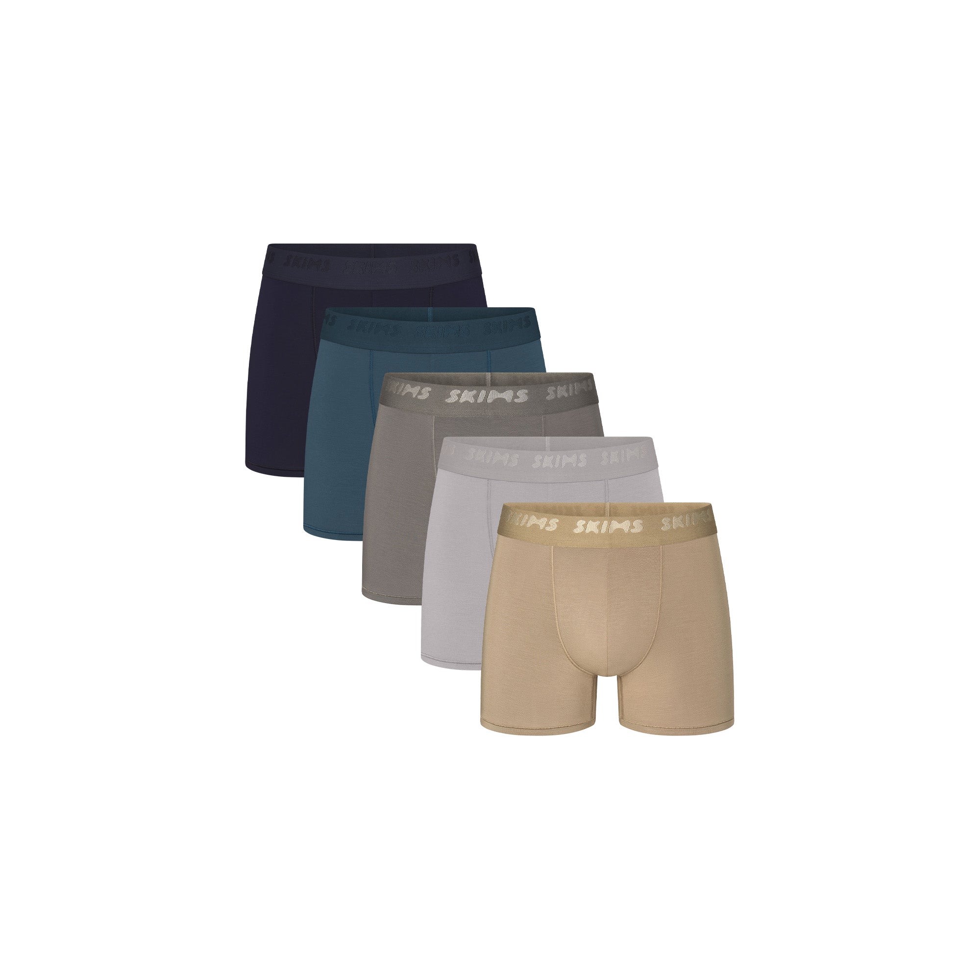 SKIMS STRETCH MENS 3" BOXER BRIEF 5-PACK | DESERT INDIGO MULTI - Image 13