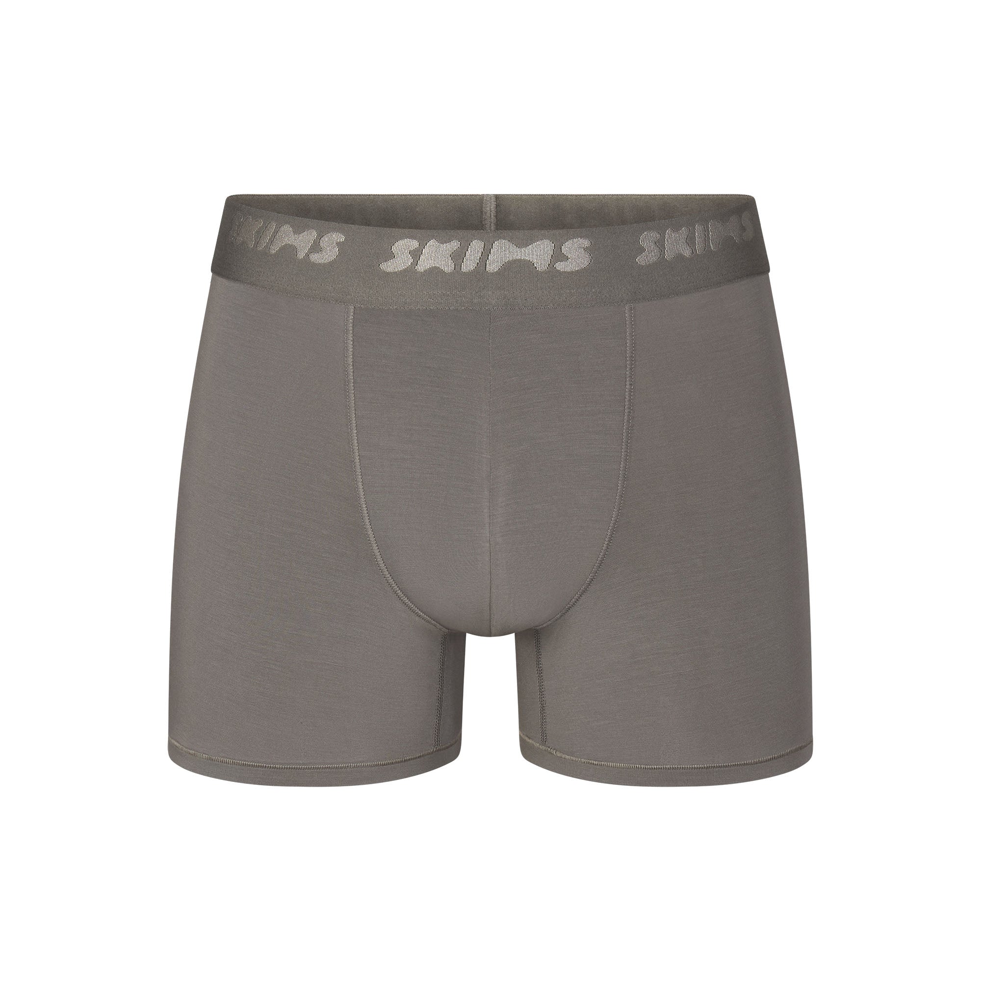 SKIMS STRETCH MENS 3" BOXER BRIEF | GUNMETAL - Image 5