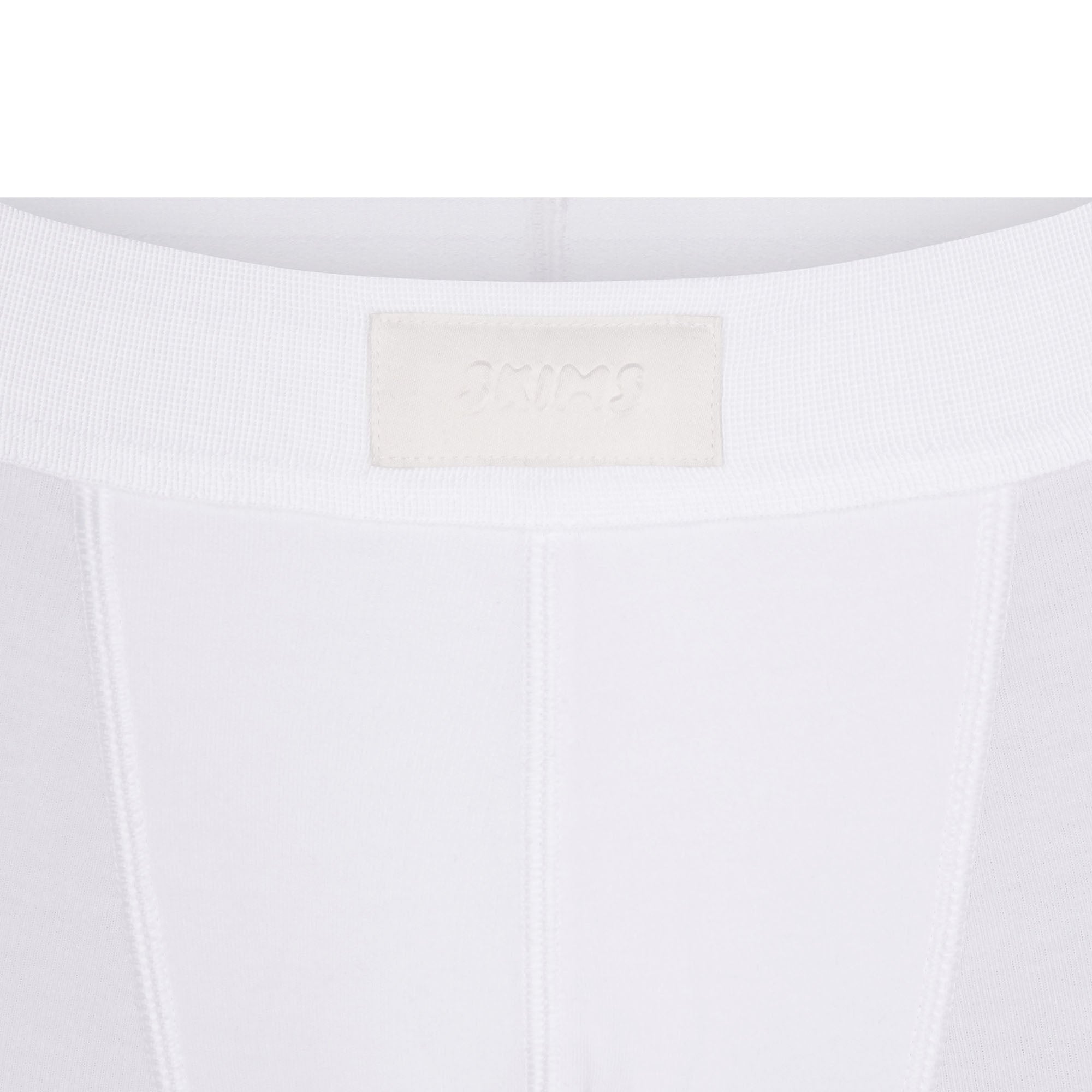 SKIMS COTTON MENS 3" BOXER BRIEF | CHALK - Image 4