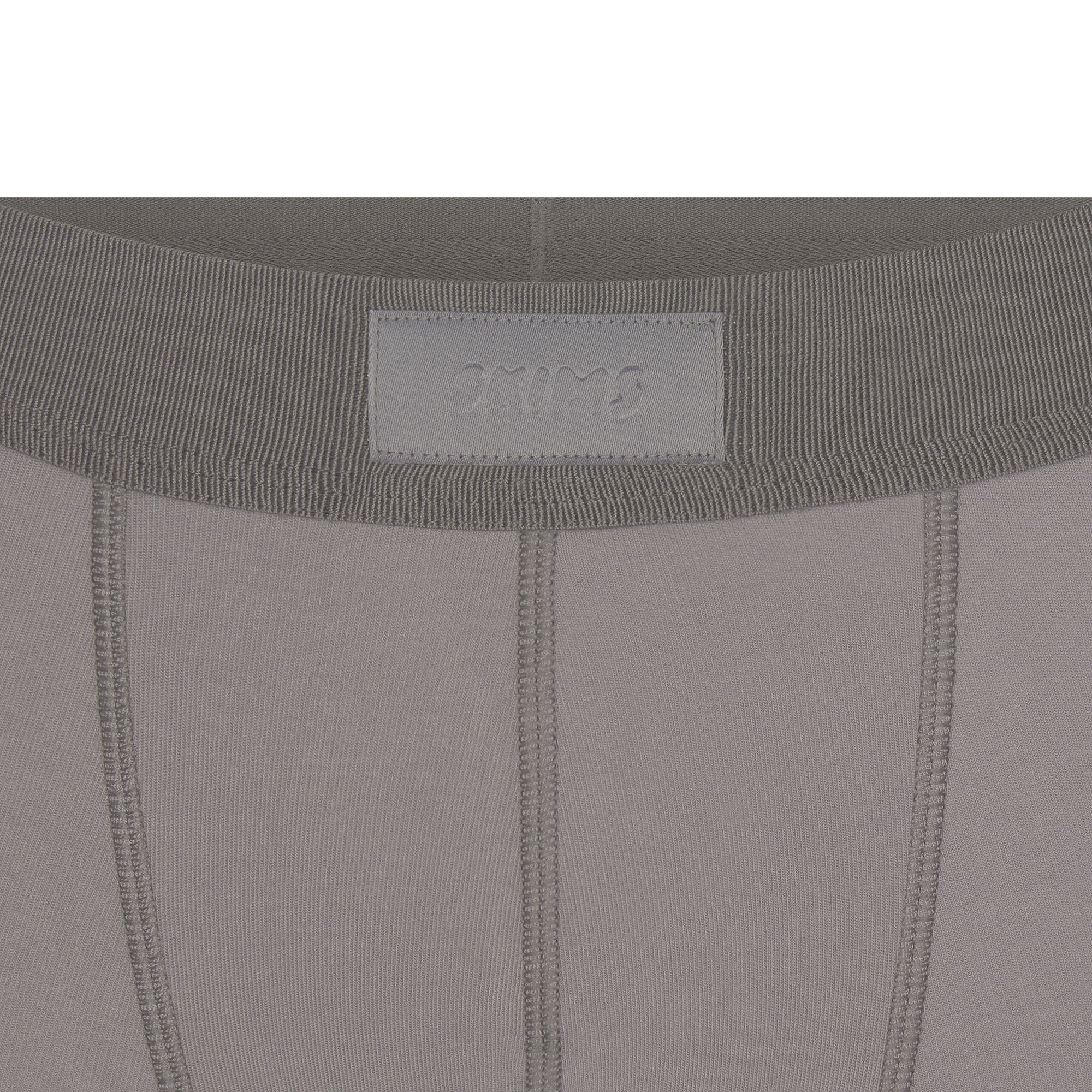 SKIMS COTTON MENS 3" BOXER BRIEF | WASHED GUNMETAL - Image 4