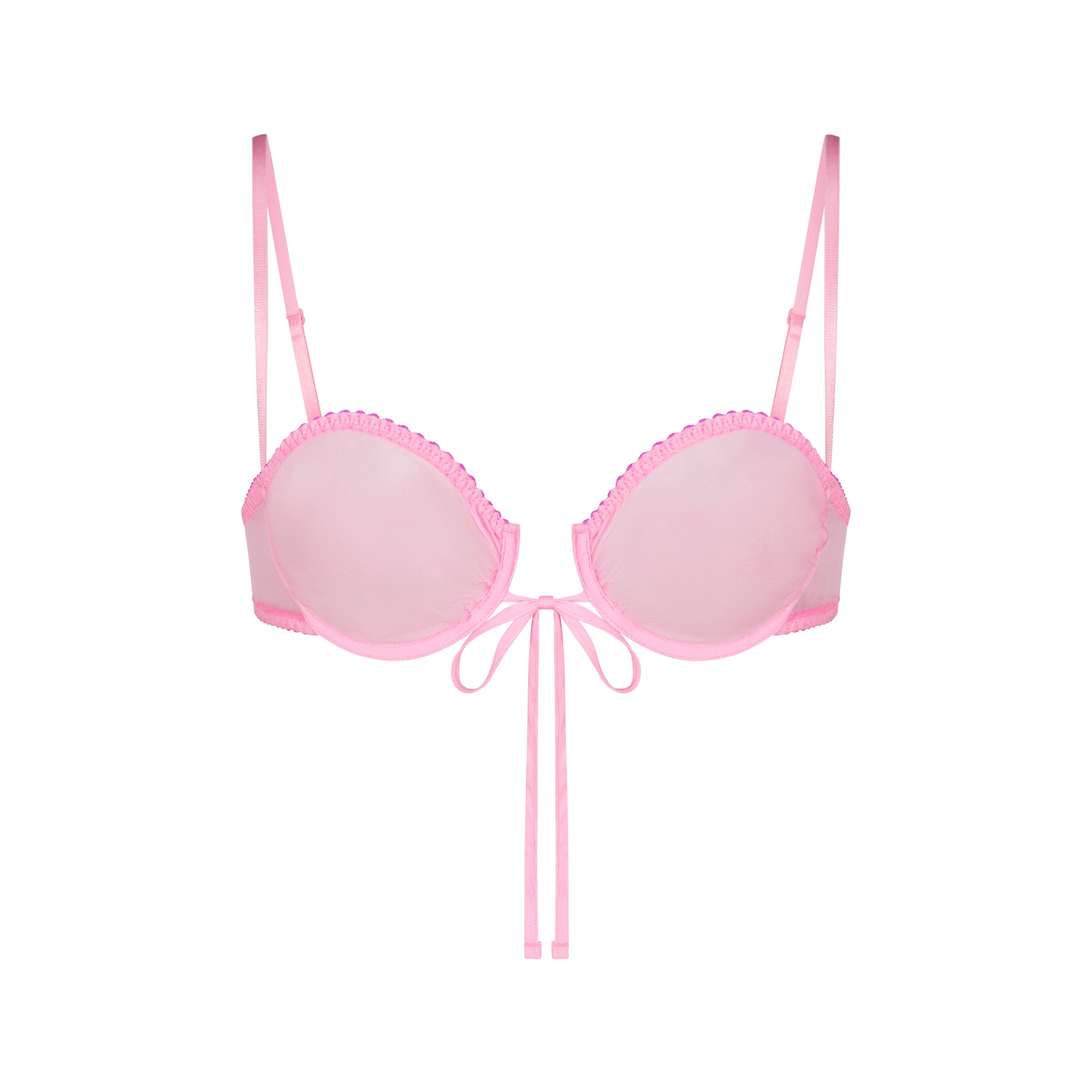 SKIMS ROMANCE BALCONETTE BRA | BUBBLE GUM - Image 5