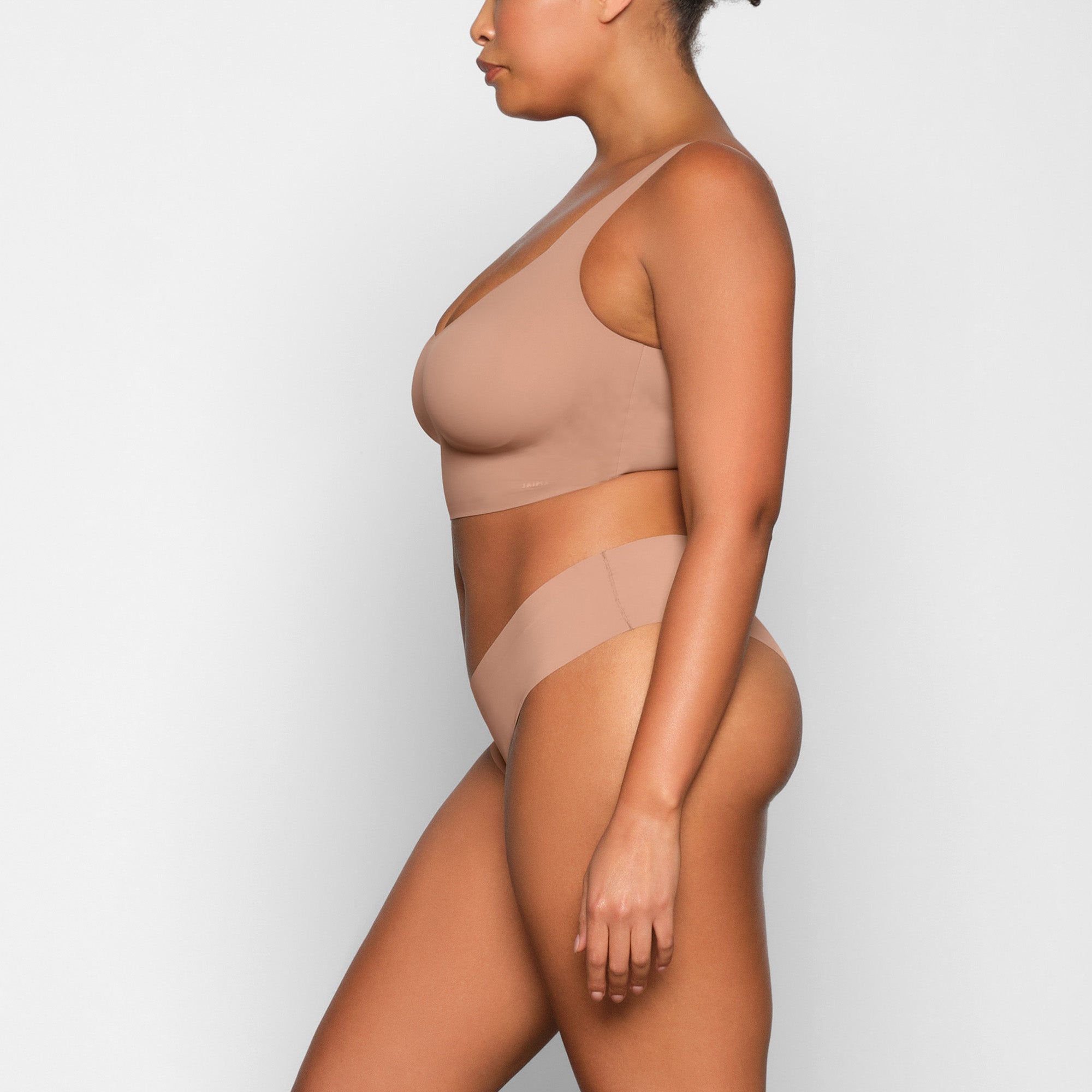 NAKED PLUNGE LONGLINE BRALETTE | SIENNA - Image 2