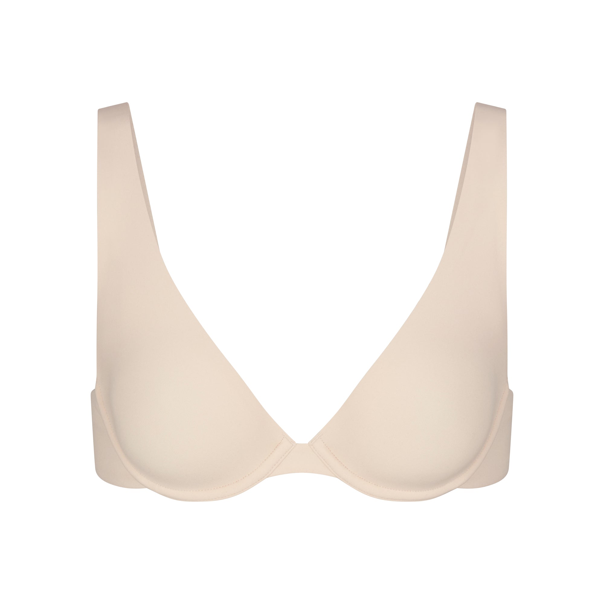 FITS EVERYBODY UNLINED APEX PLUNGE BRA | SAND - Image 5