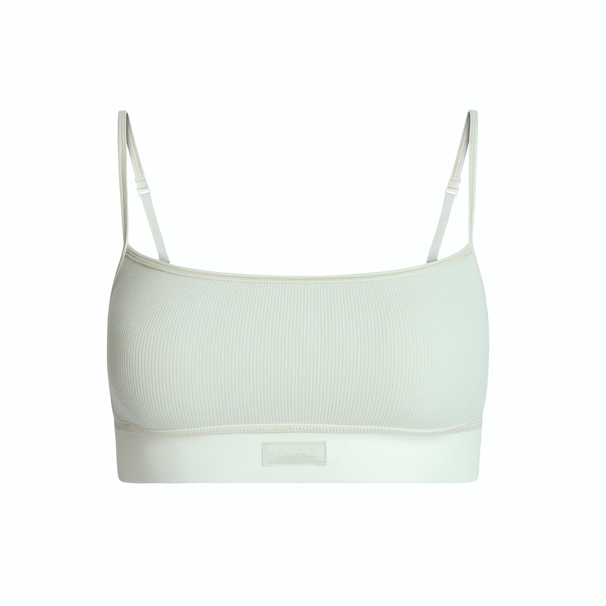 COTTON RIB SCOOP BRALETTE | SPEARMINT - Image 6