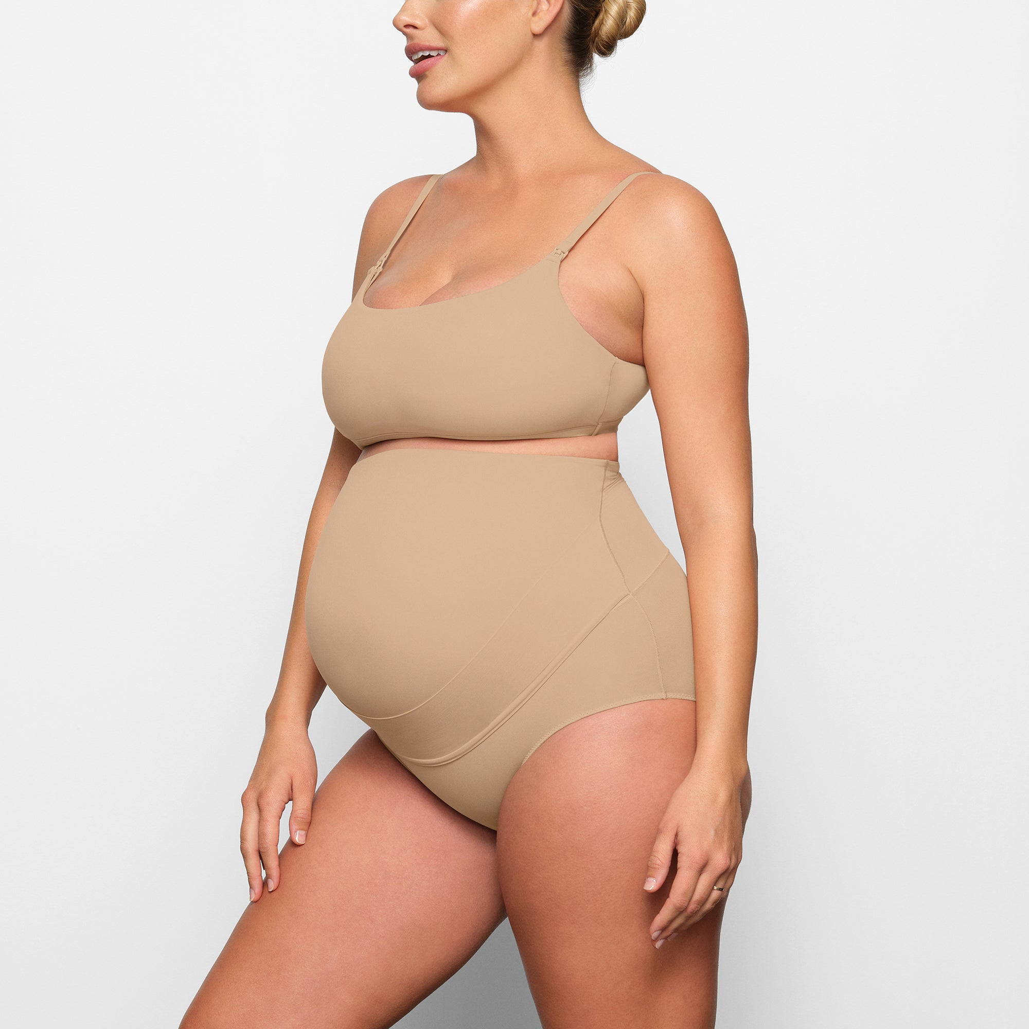 FITS EVERYBODY MATERNITY PUMPING SCOOP BRALETTE | CLAY - Image 2