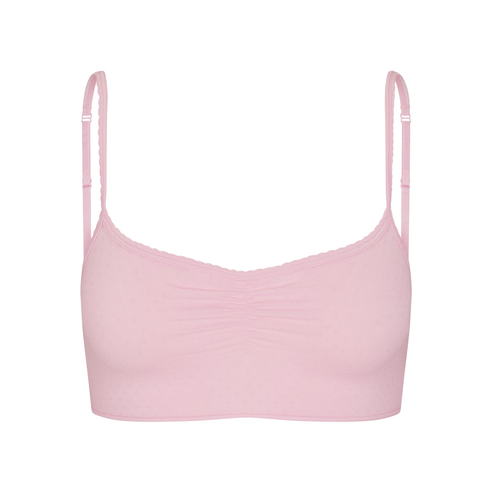 MICRO POINTELLE SCOOP BRALETTE | BABY PINK - Image 6