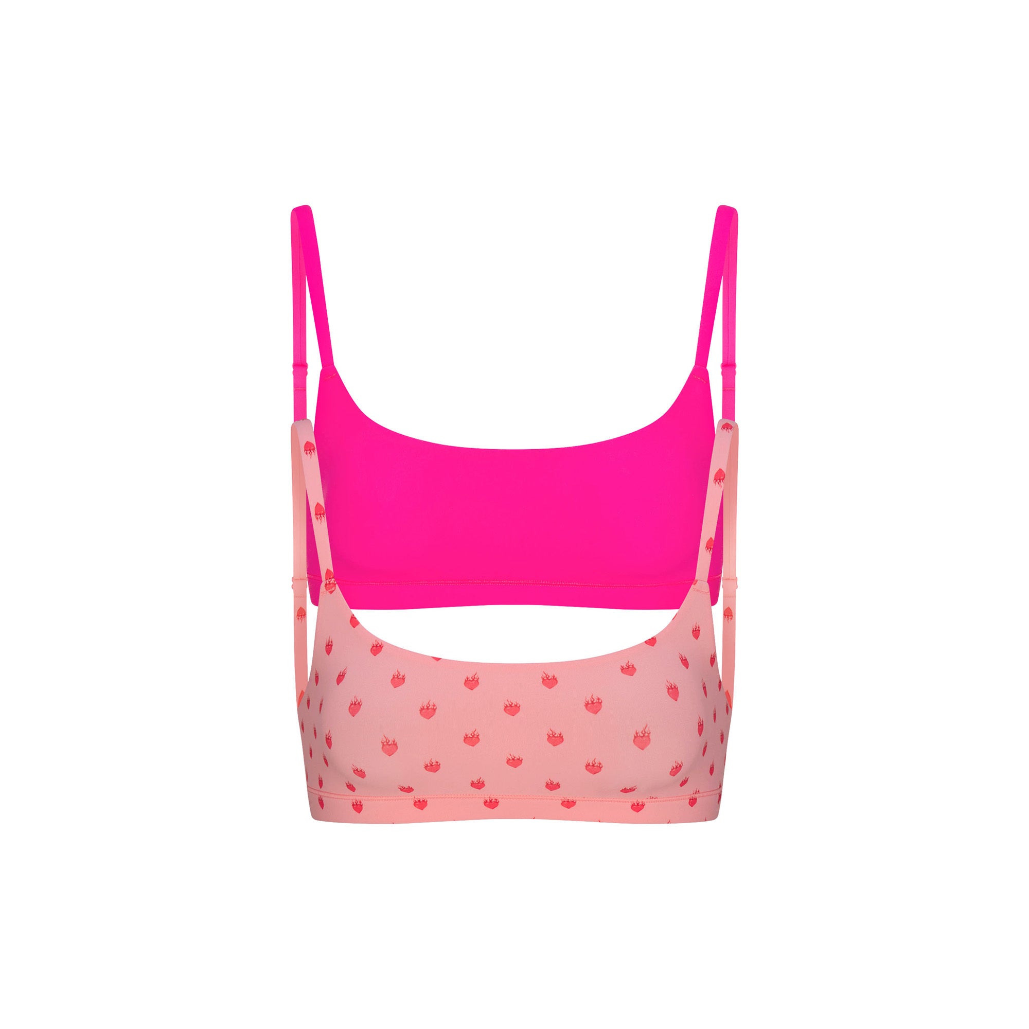 FITS EVERYBODY SCOOP BRALETTE 2-PACK | FLAMINGO AND FLAME HEART - Image 7