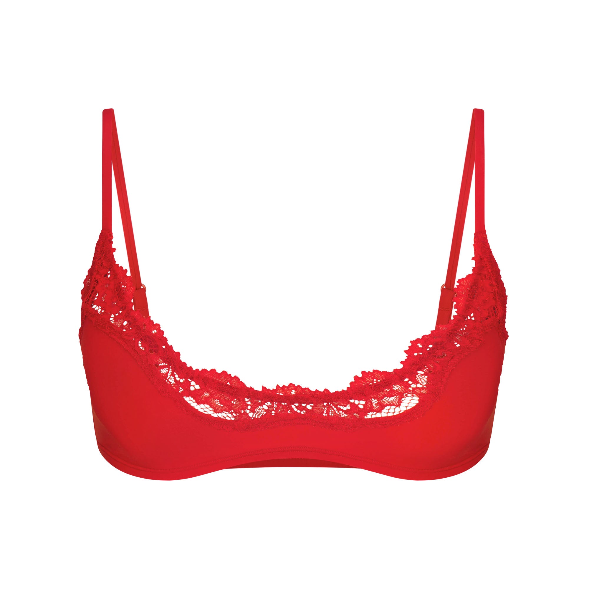 FITS EVERYBODY LACE SCOOP BRALETTE | CAYENNE - Image 5