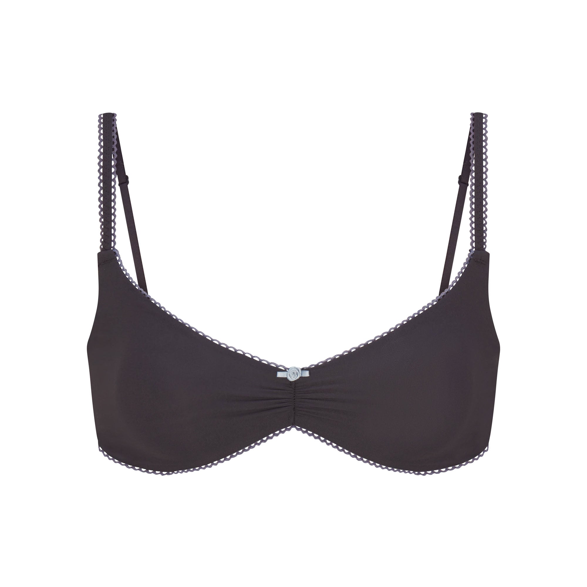 FITS EVERYBODY PICOT SKIMPY SCOOP BRALETTE | ASH CONTRAST - Image 6
