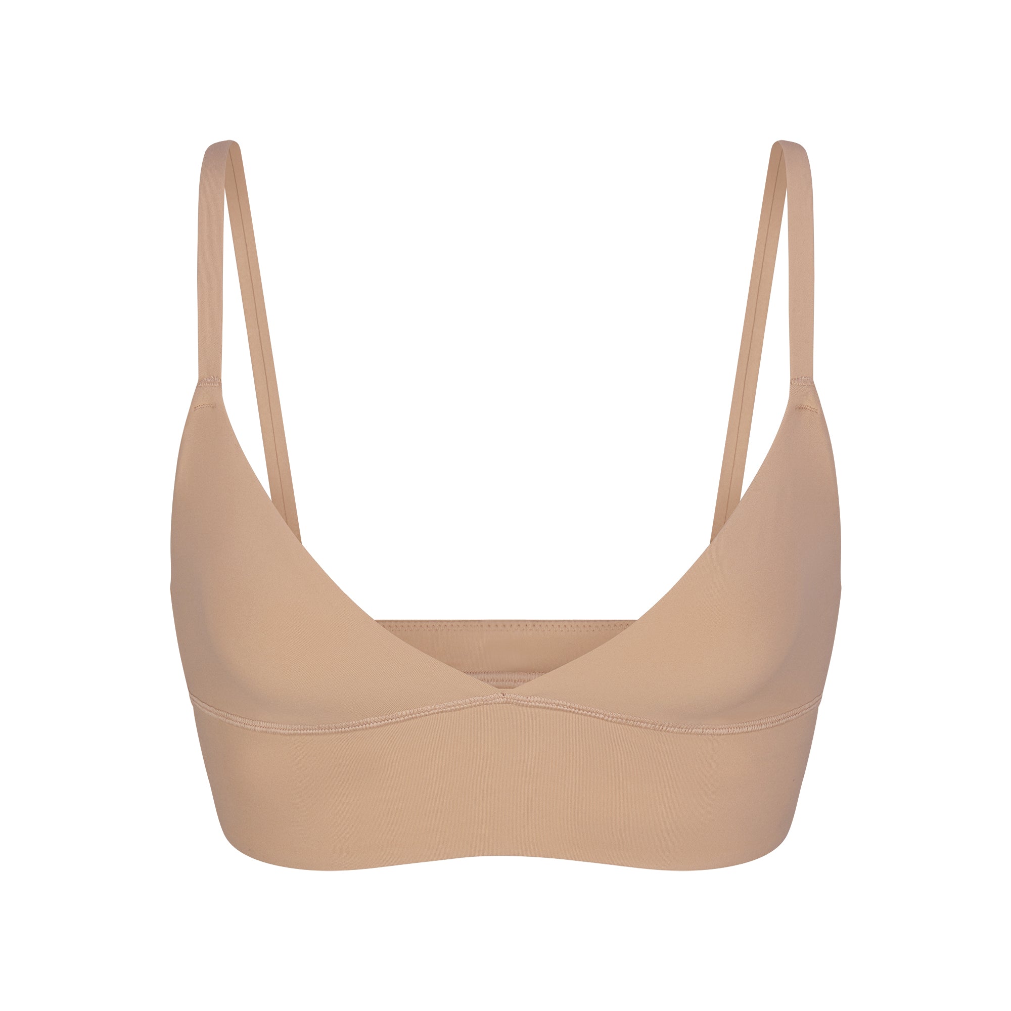 FITS EVERYBODY TRIANGLE LONGLINE BRALETTE | CLAY - Image 5