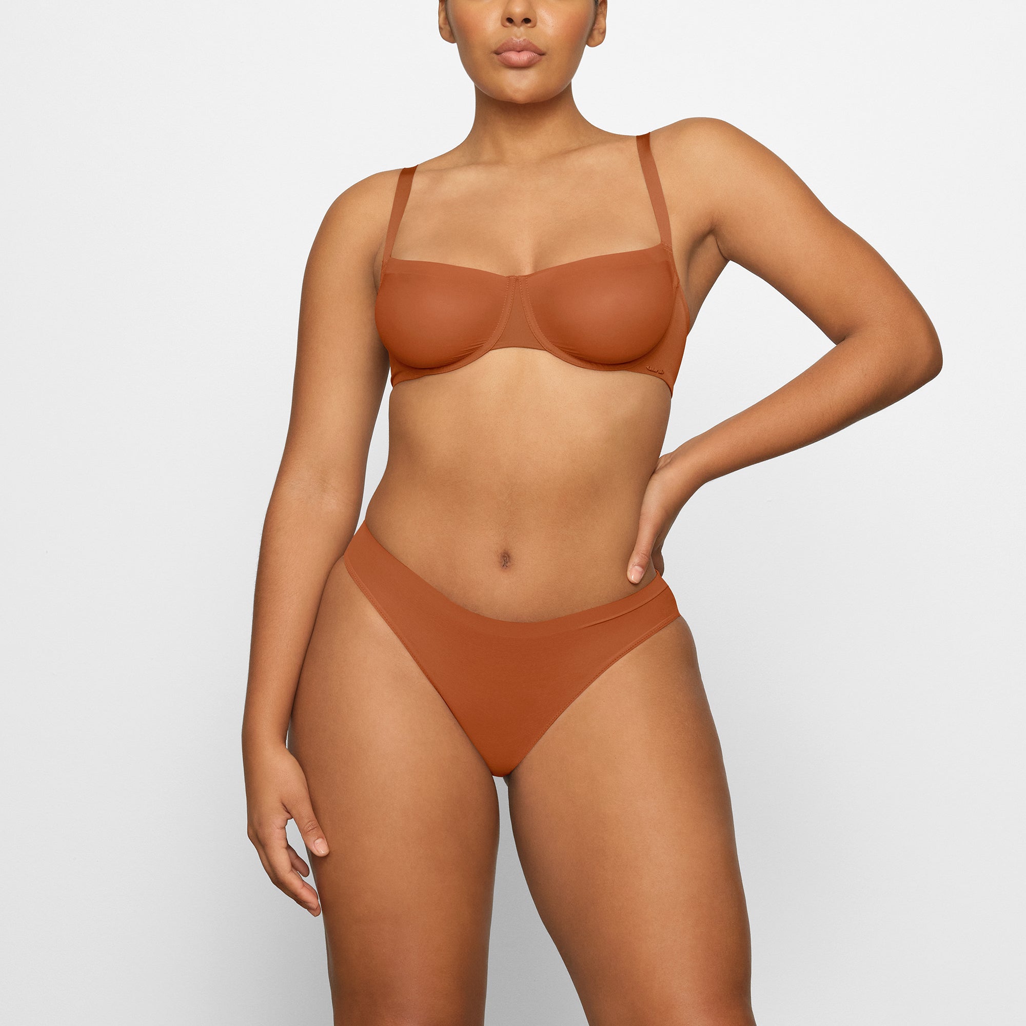 NO SHOW UNLINED BALCONETTE BRA | BRONZE