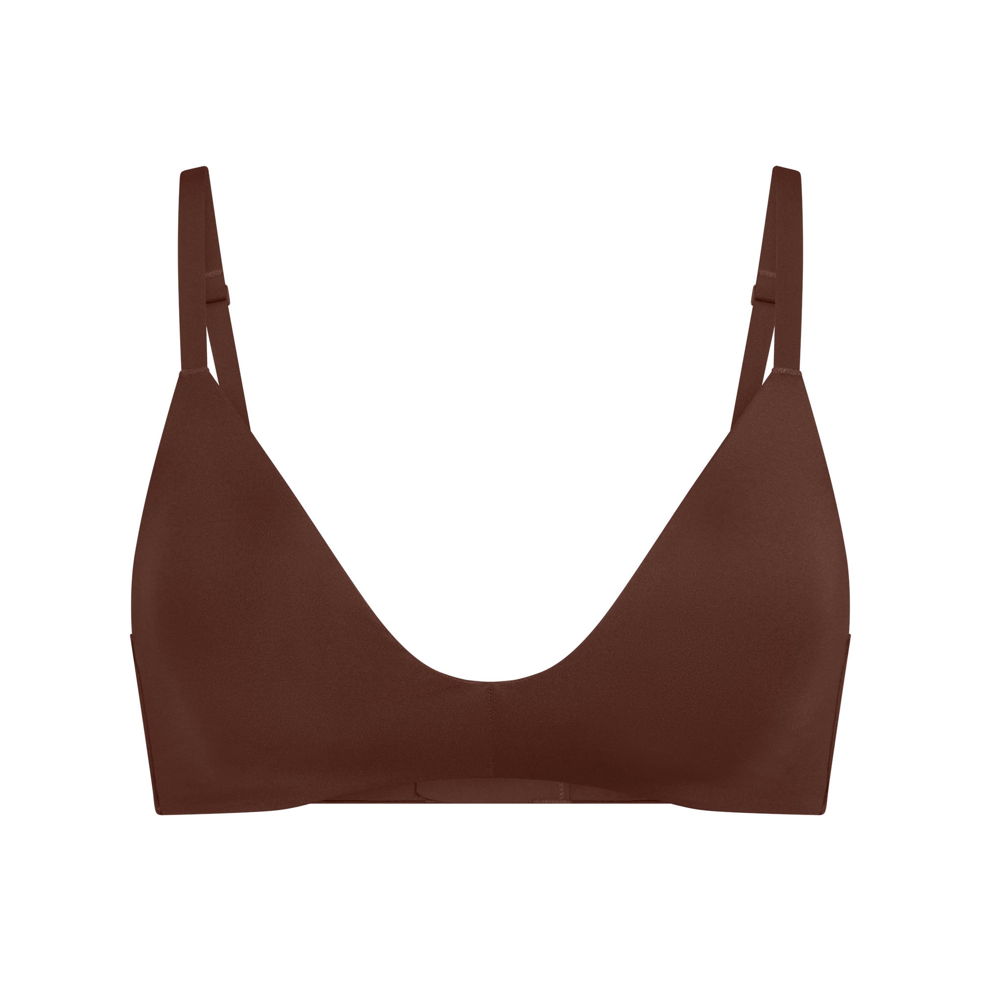 WIRELESS FORM T-SHIRT DEMI BRA | COCOA - Image 5