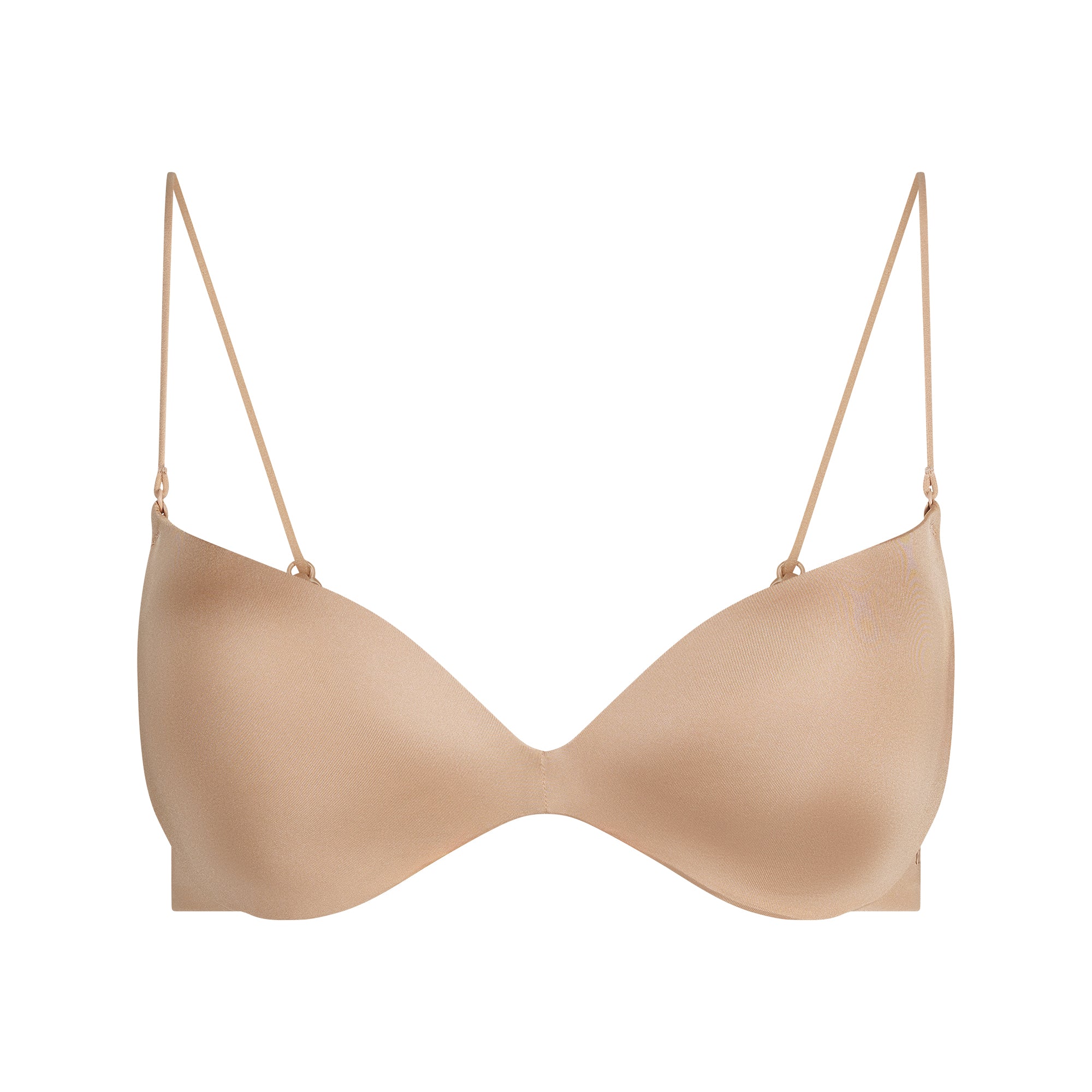 WIRELESS FORM MICRO STRAP PLUNGE BRA | CLAY - Image 5