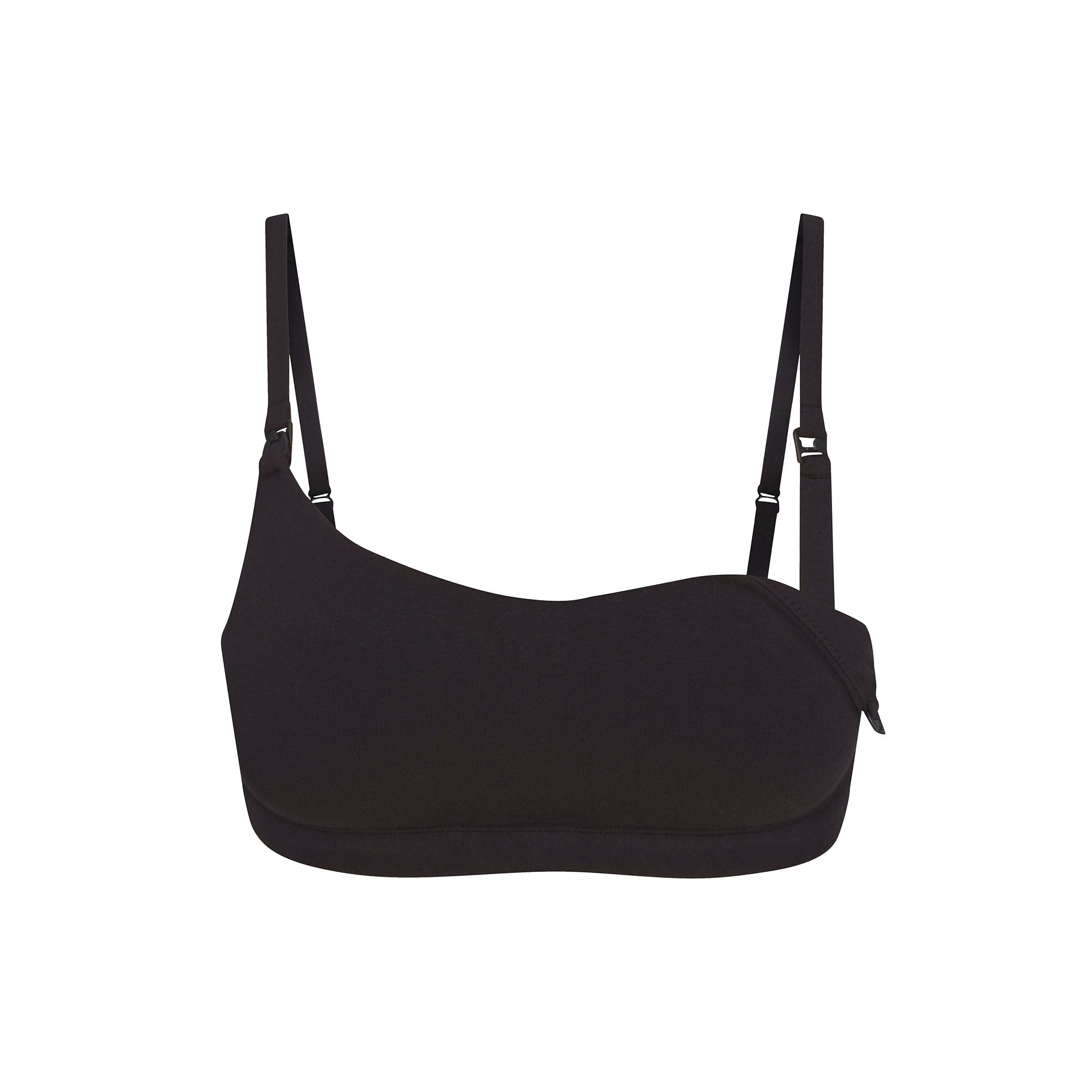 COTTON JERSEY MATERNITY NURSING SCOOP BRALETTE | SOOT - Image 6