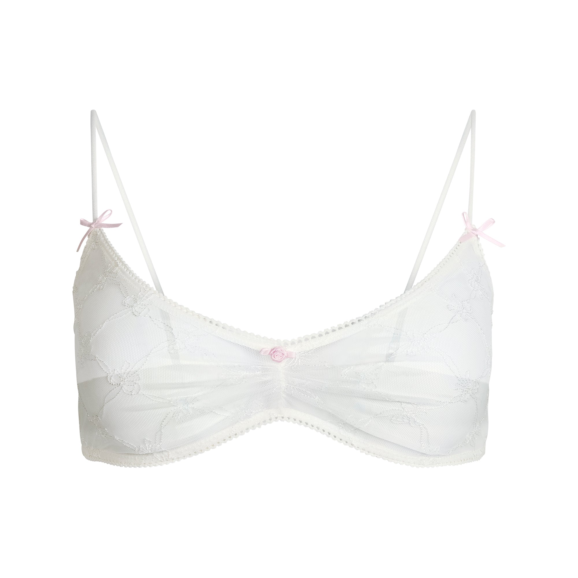 SPRING INTIMATES SCOOP BRALETTE | MARBLE BOW TULLE - Image 4