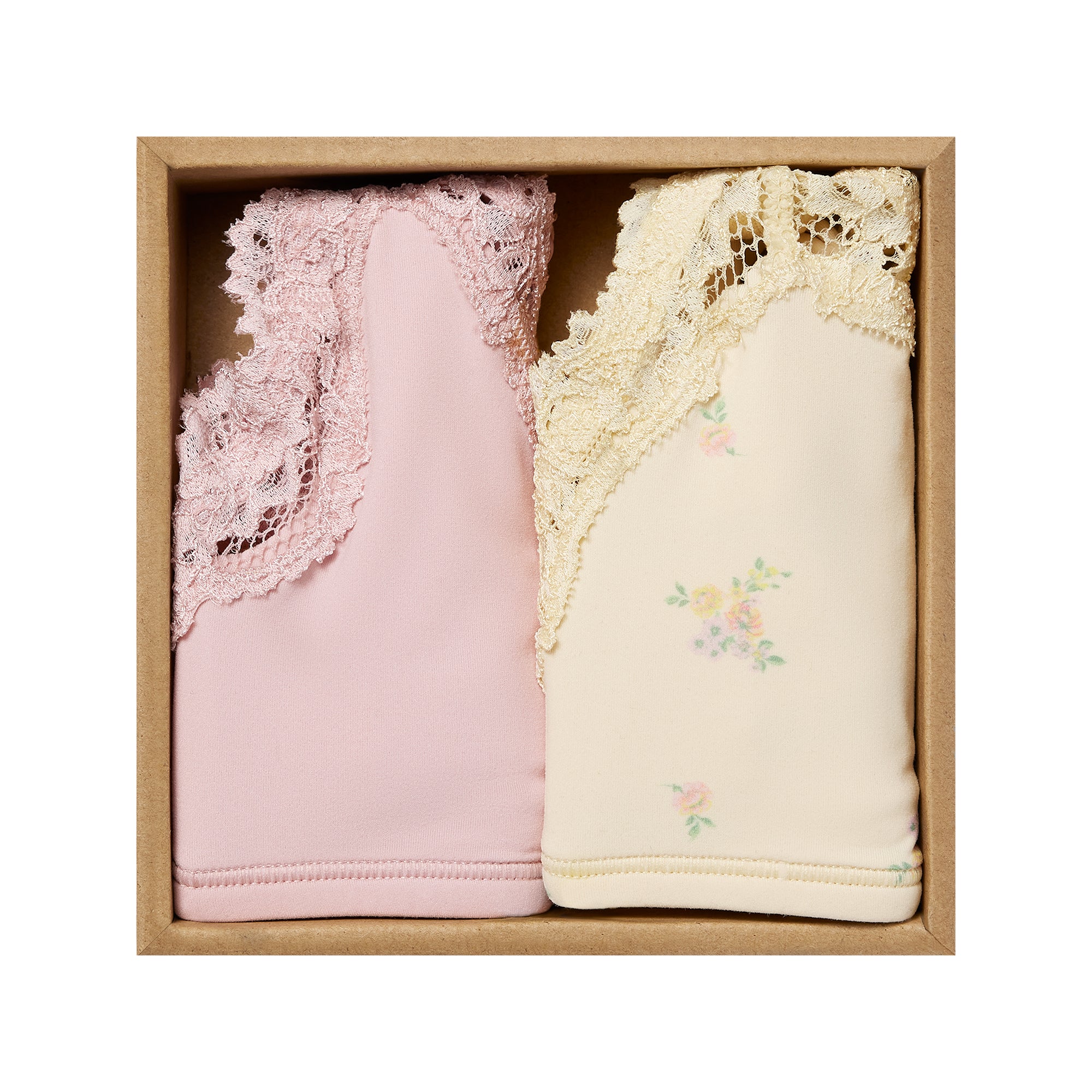 FITS EVERYBODY LACE SCOOP BRALETTE 2-PACK | BOUQUET PRINT AND MORGANITE - Image 7