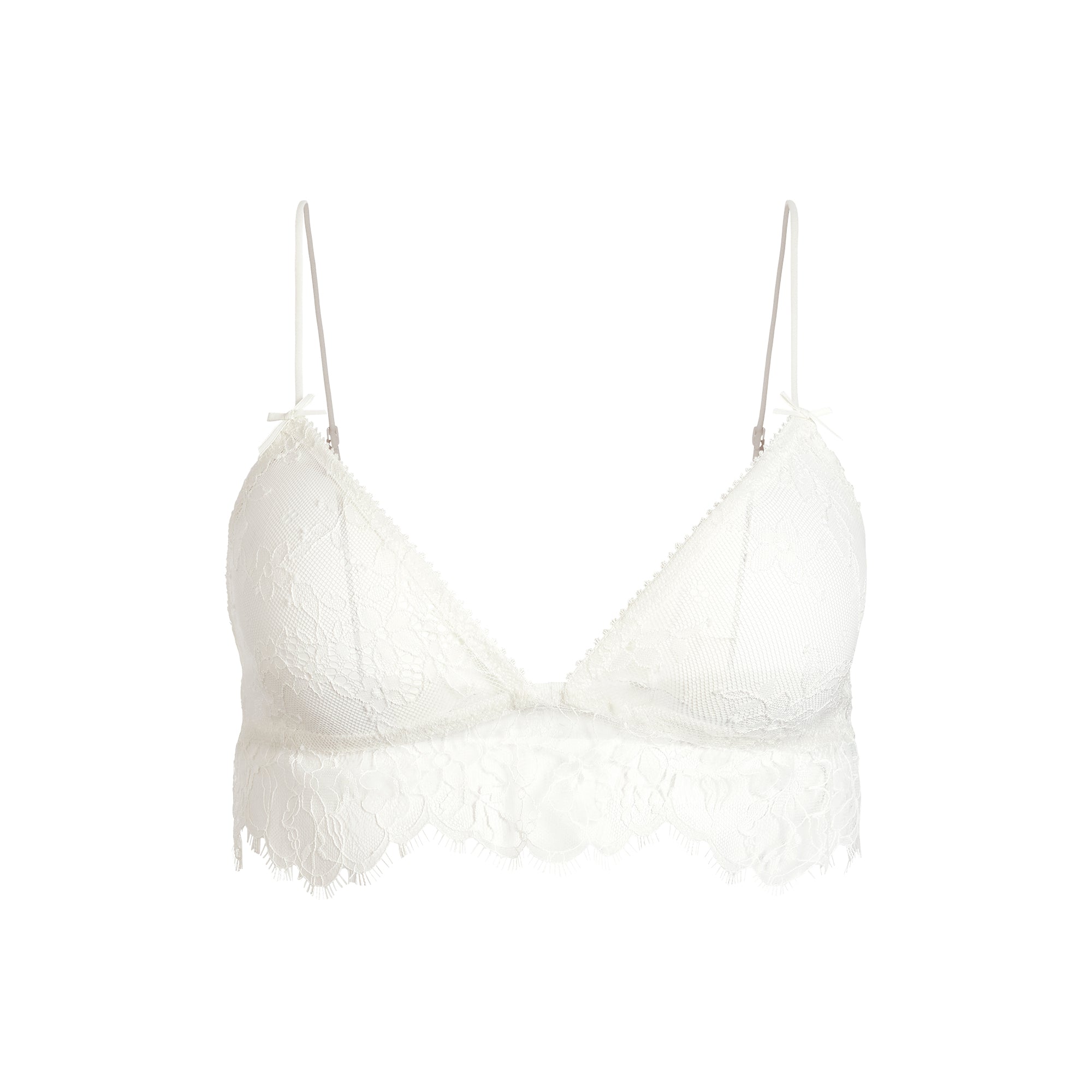 ULTRA FINE LACE TRIANGLE BRALETTE | MARBLE - Image 6