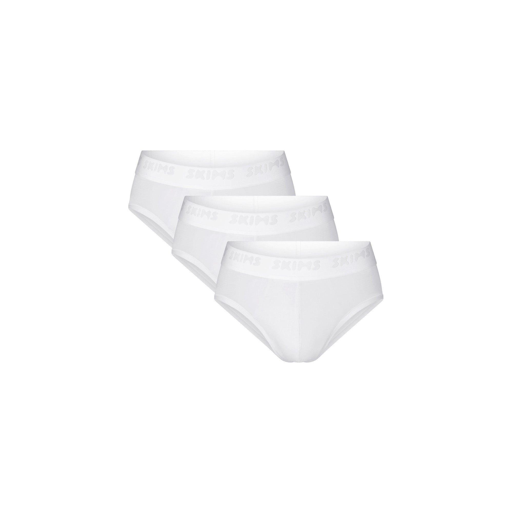 SKIMS STRETCH MENS BRIEF 3-PACK | CHALK - Image 6