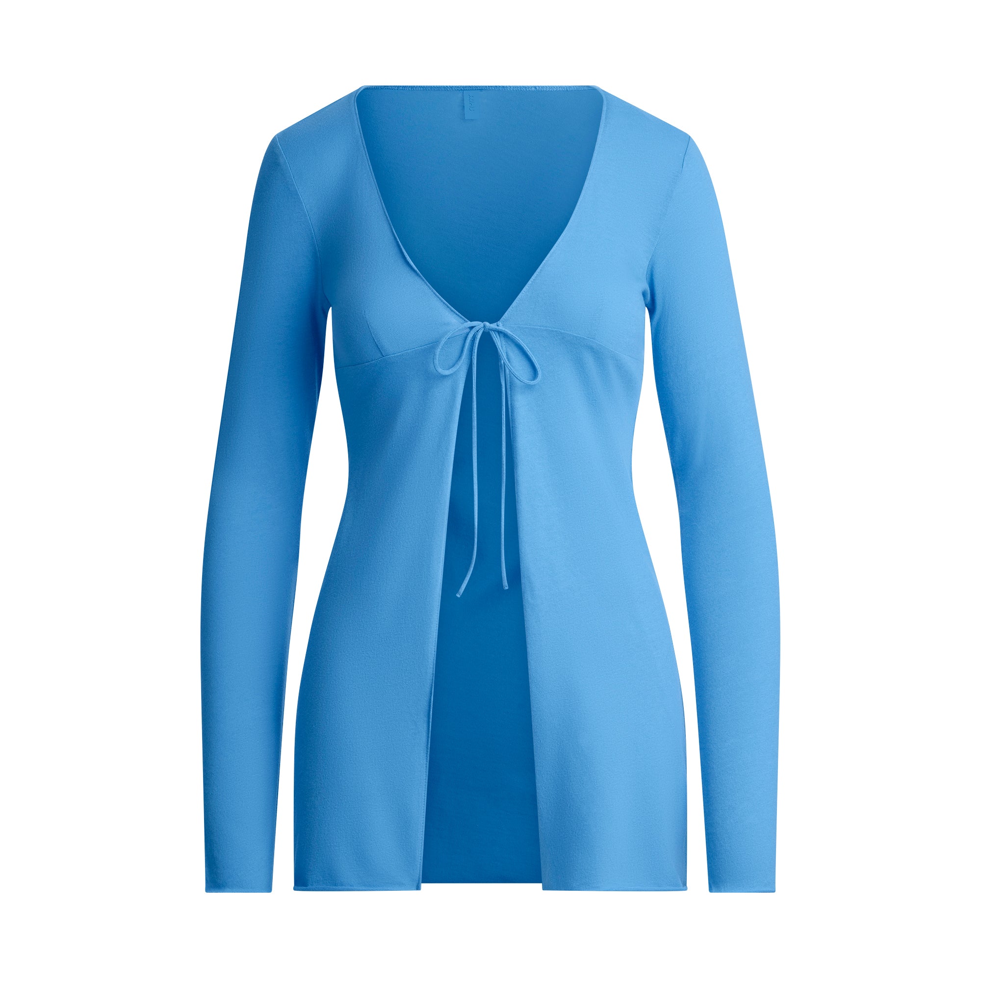 COTTON COVER-UPS TIE FRONT TOP | TIDE - Image 6