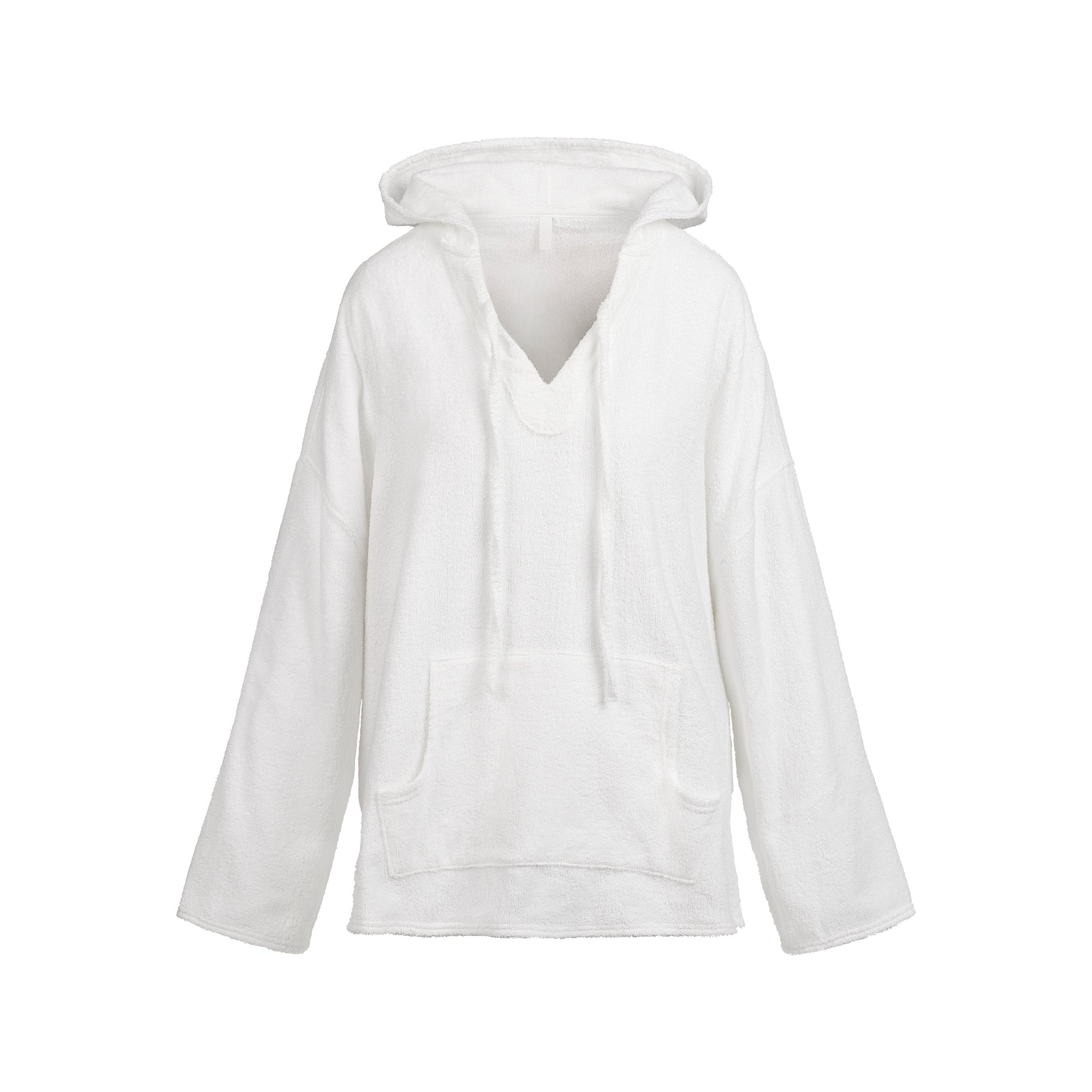 TERRY COVER-UPS OVERSIZED HOODIE | SNOW - Image 4