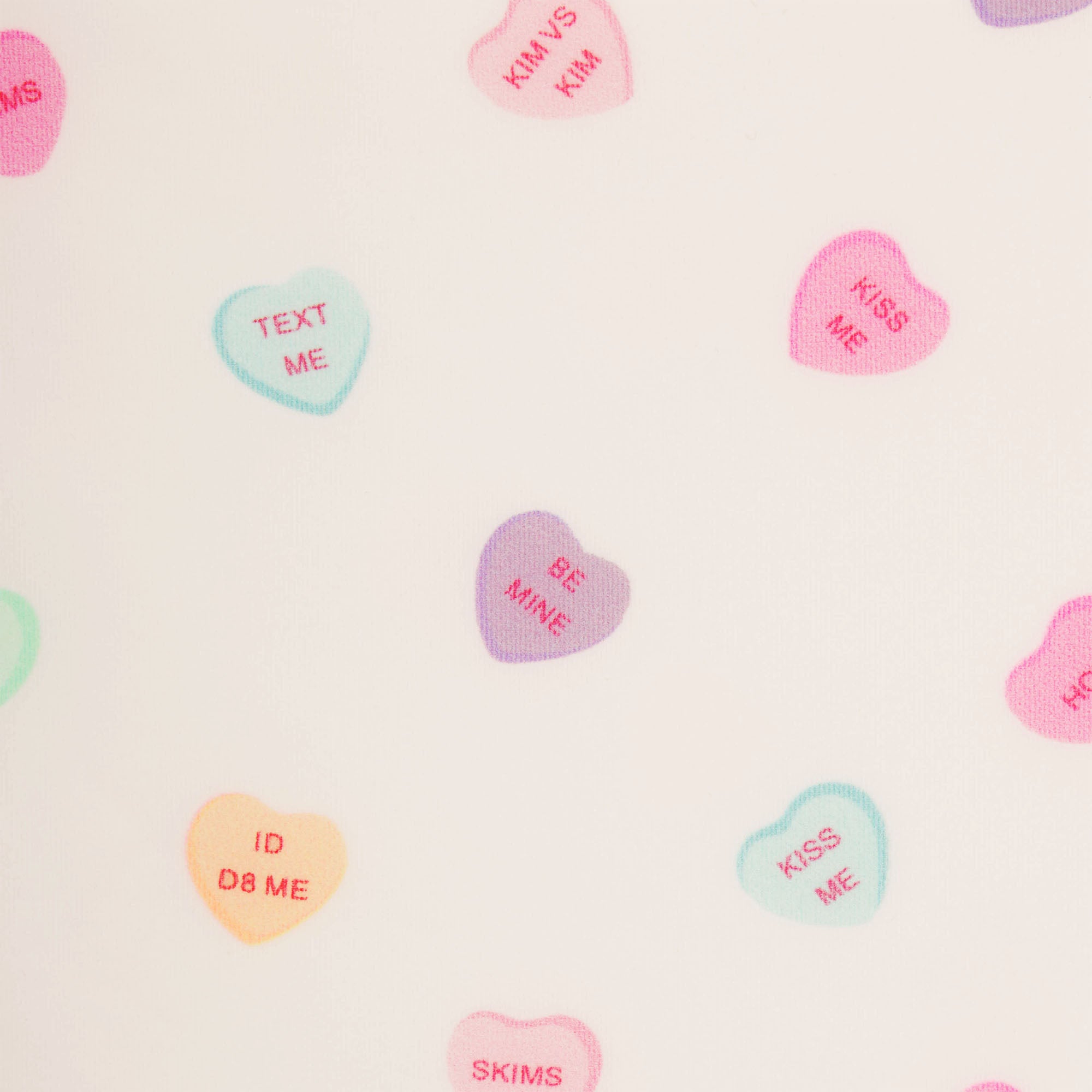 FITS EVERYBODY LACE DIPPED THONG | MARBLE CANDY HEART PRINT - Image 5