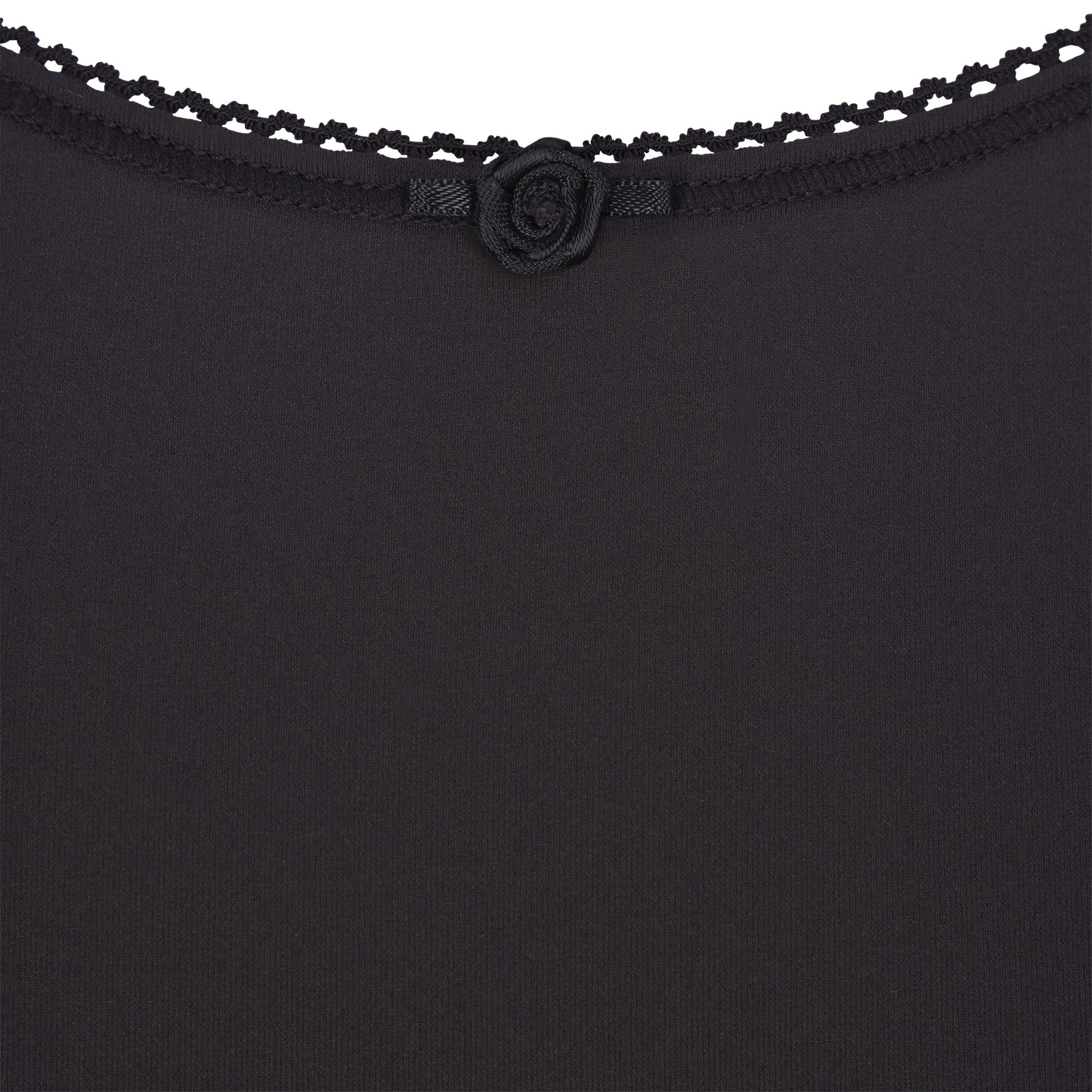 FITS EVERYBODY PICOT SKIMPY SCOOP BRALETTE | ONYX - Image 4