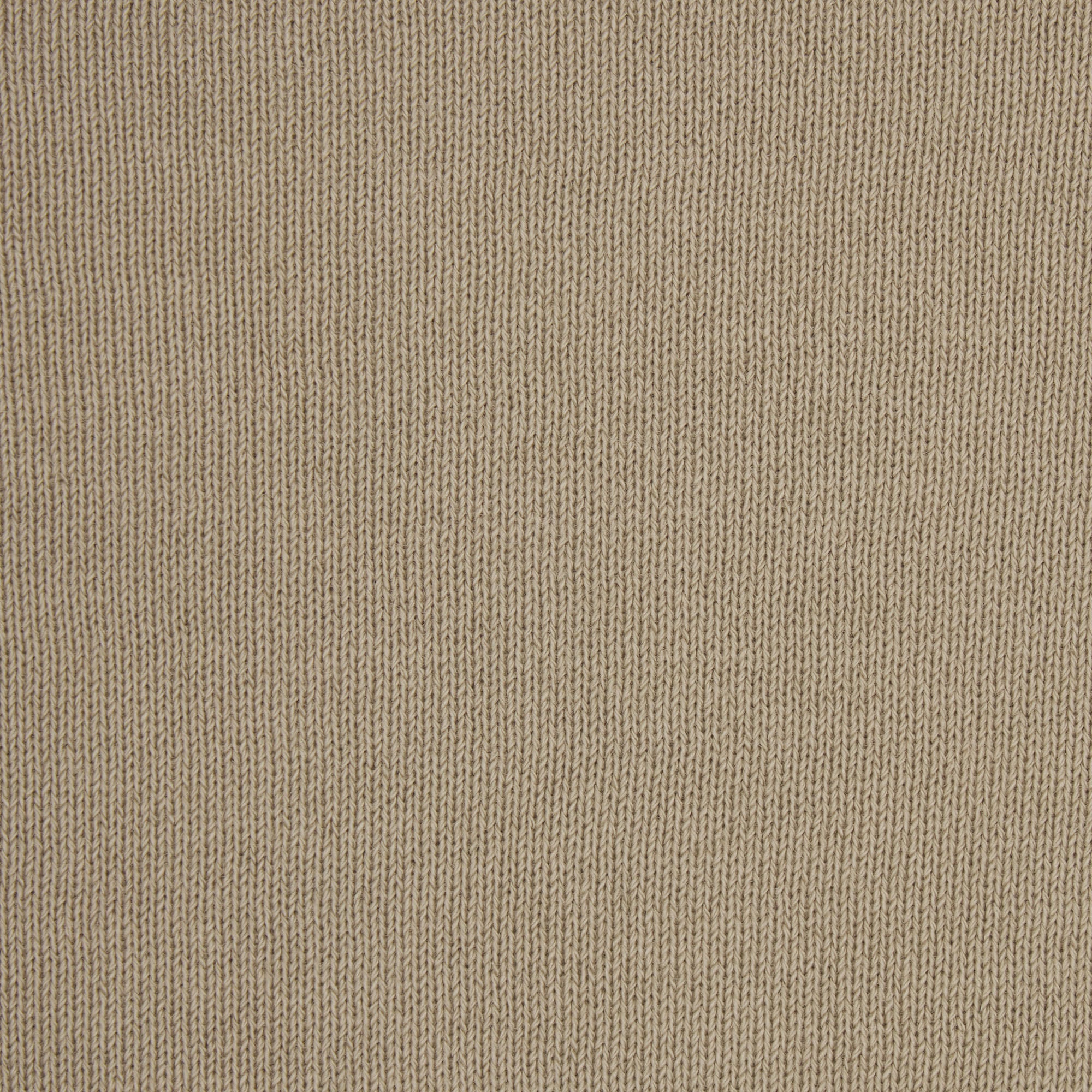 FRENCH TERRY SHRUNKEN ZIP UP HOODIE | TAUPE - Image 4