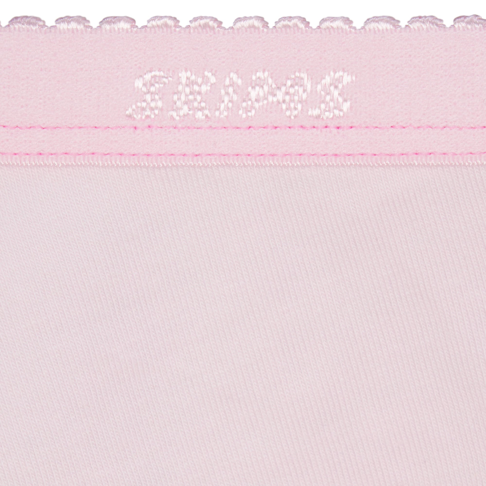 LIGHTWEIGHT COTTON LOGO PICOT HIPSTER | CHERRY BLOSSOM - Image 4