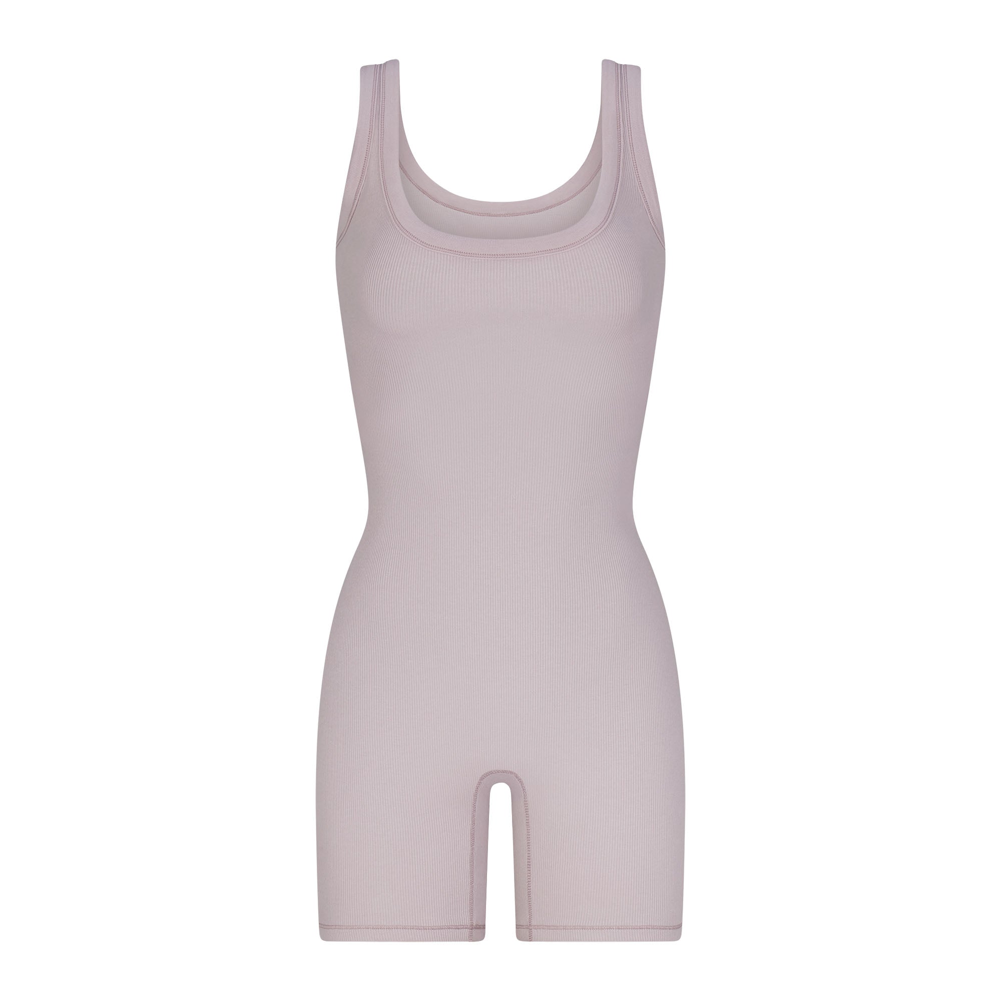 COTTON RIB ONESIE | OYSTER - Image 5
