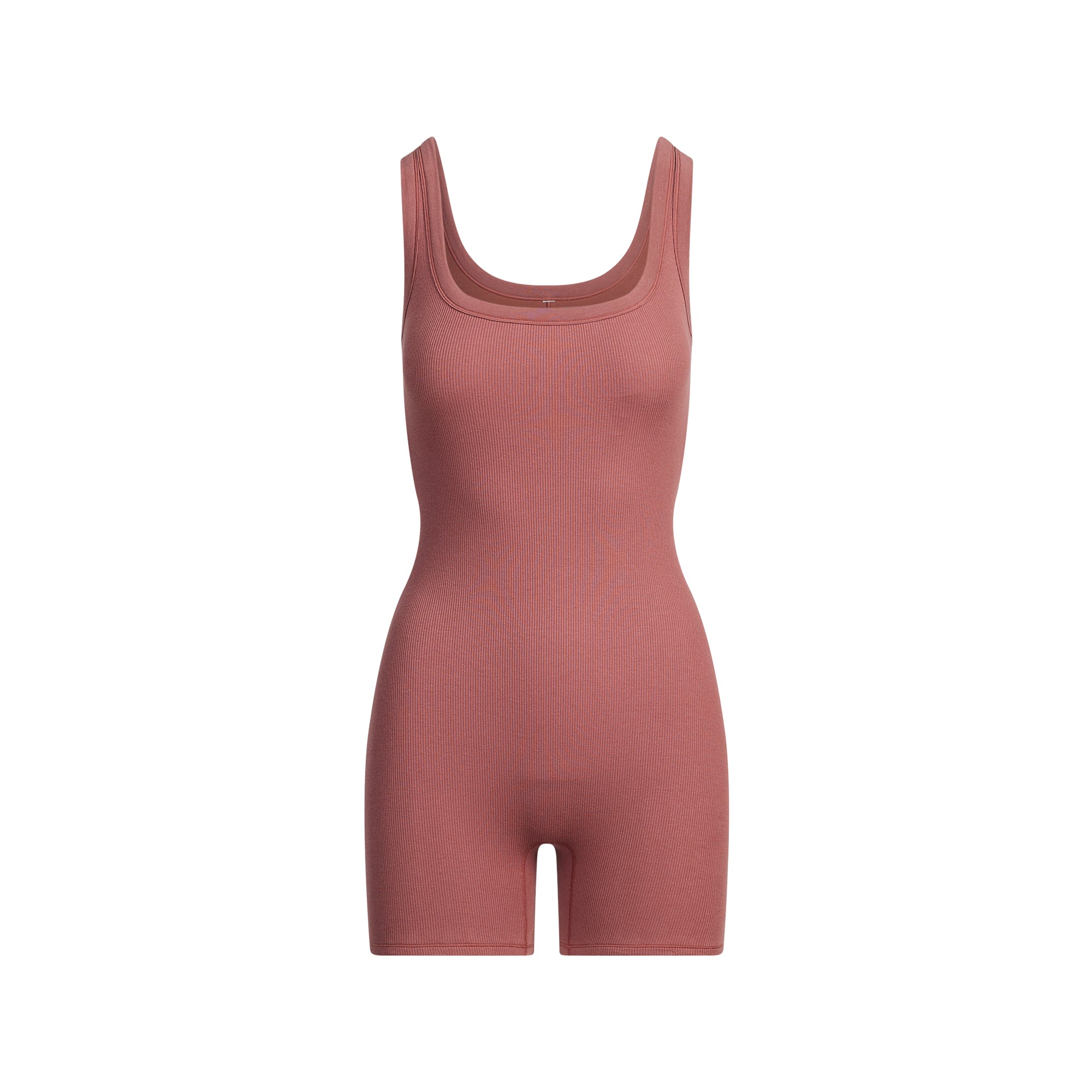 COTTON RIB ONESIE | REDWOOD - Image 4